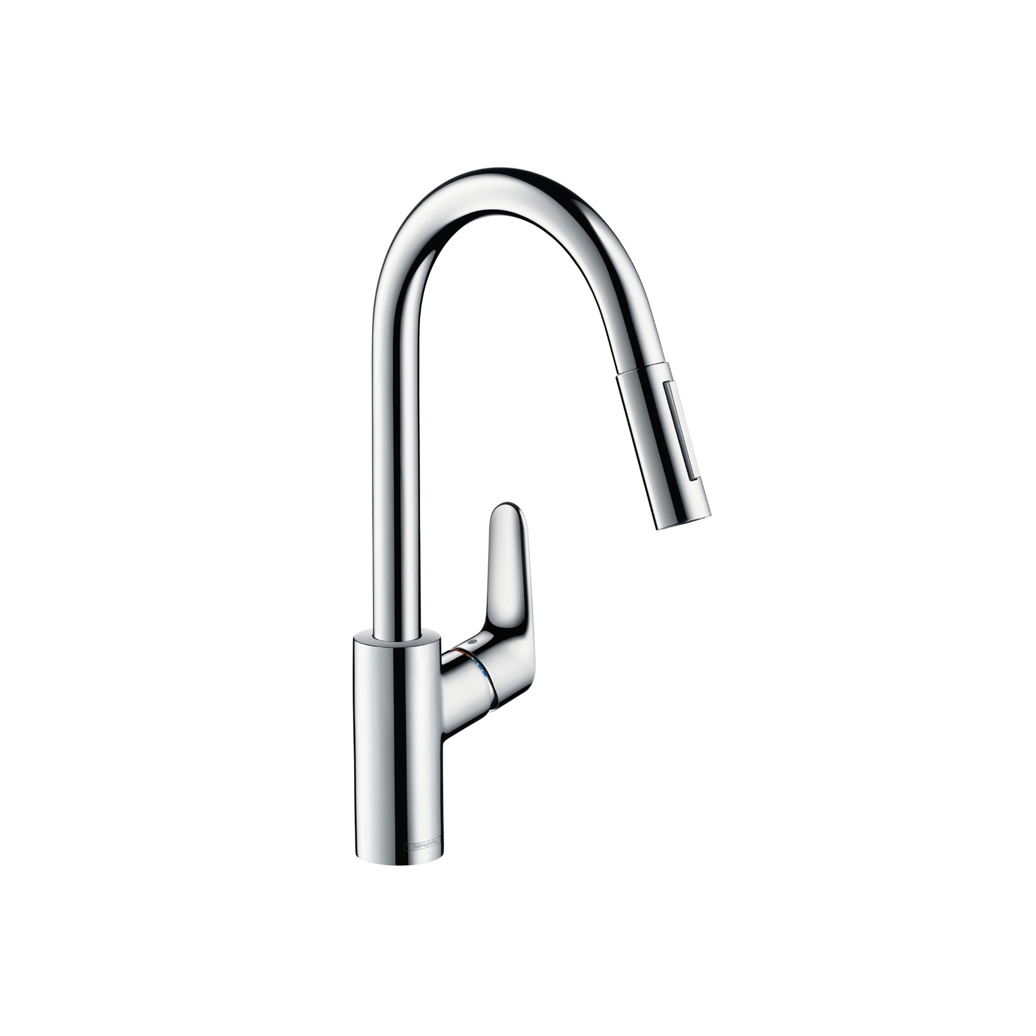 Display product hansgrohe Focus Single lever kitchen mixer with pull-out spray from manufacturer Hansgrohe
