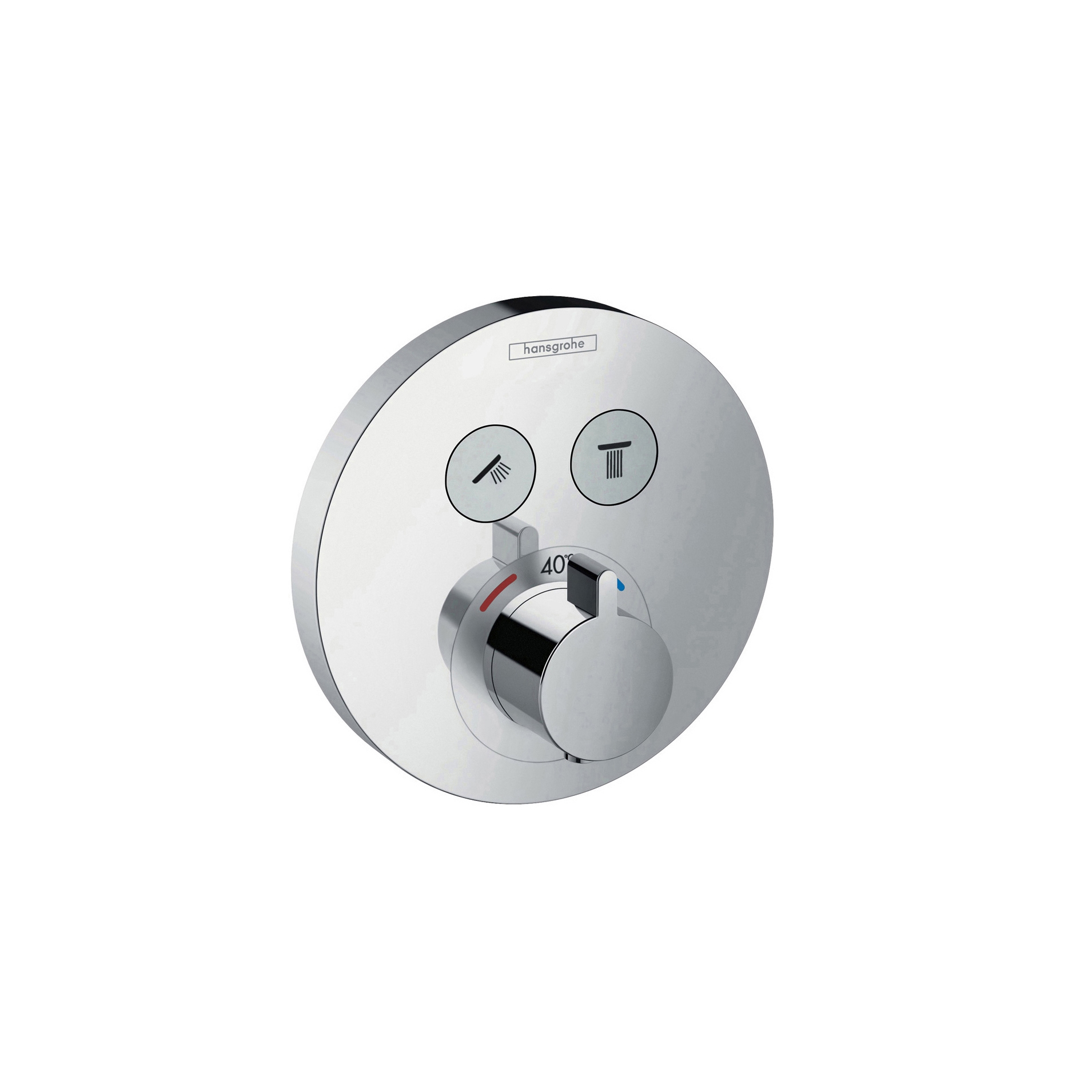 Mostra il prodotto hansgrohe ShowerSelect S Thermostatic mixer for concealed installation for 2 functions del produttore Hansgrohe