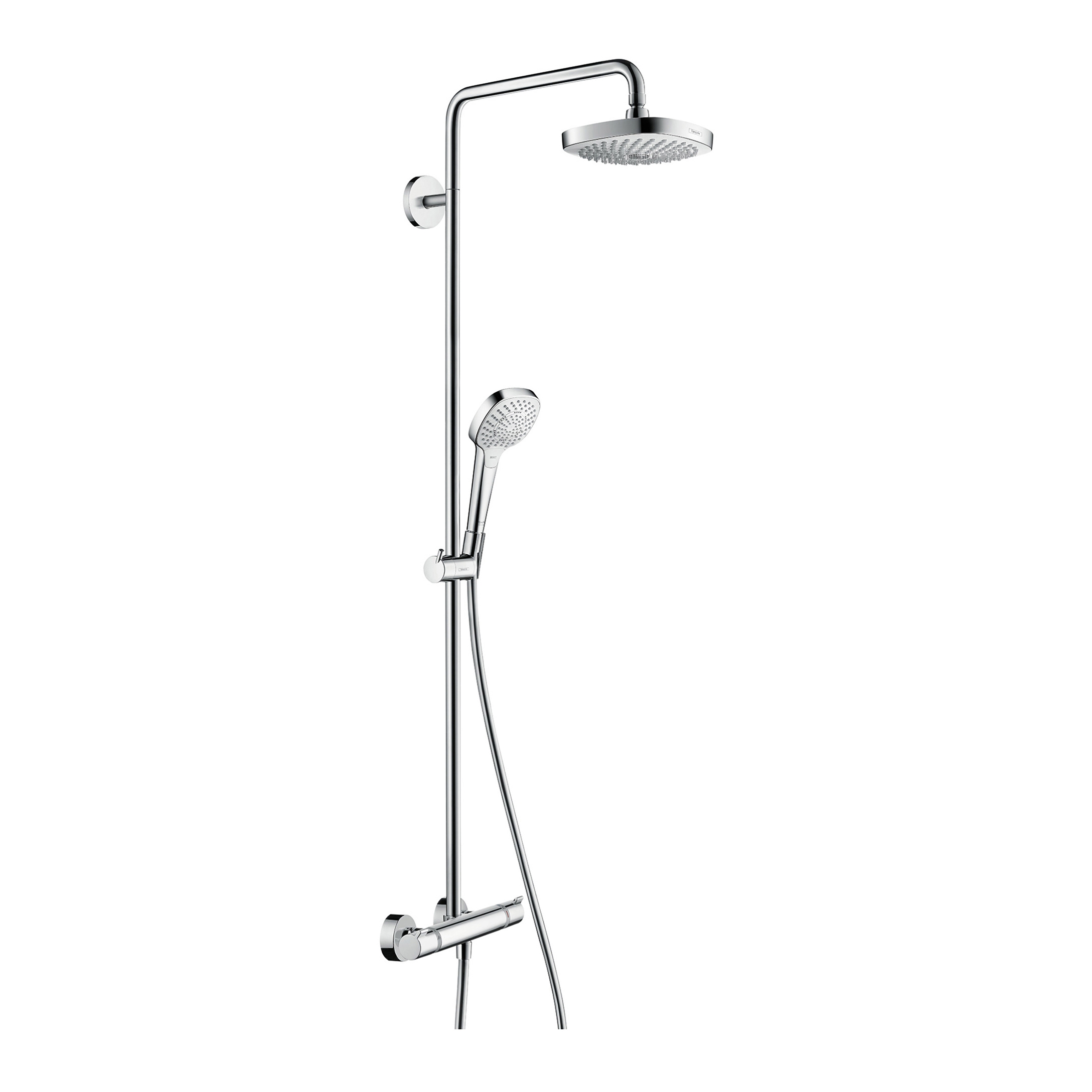 Mostrar el producto hansgrohe Croma Select E 180 2jet Showerpipe termostato ducha visto Ecostat Comfort del fabricante Hansgrohe