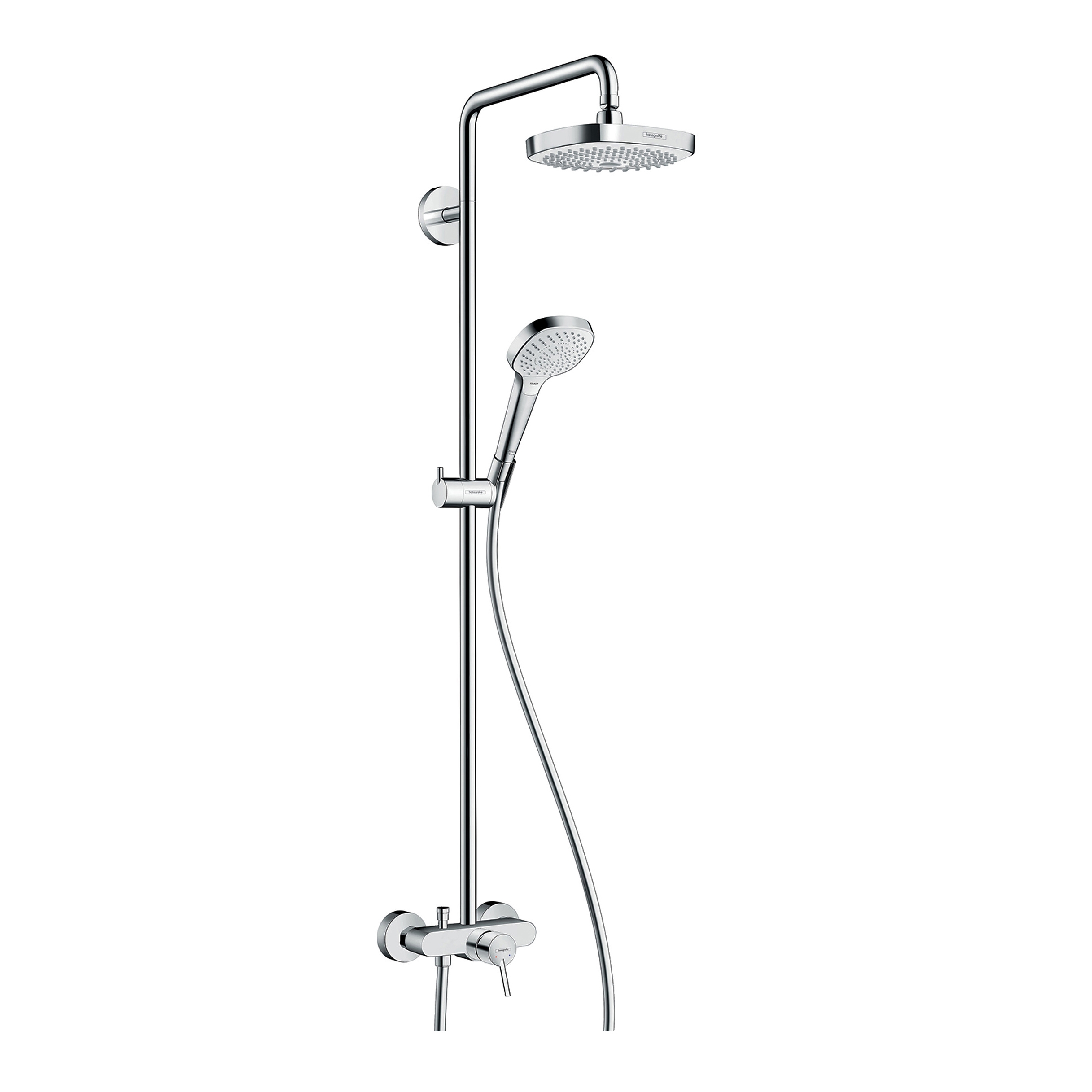 Mostrar el producto hansgrohe Croma Select E 180 2jet Showerpipe monomando ducha del fabricante Hansgrohe