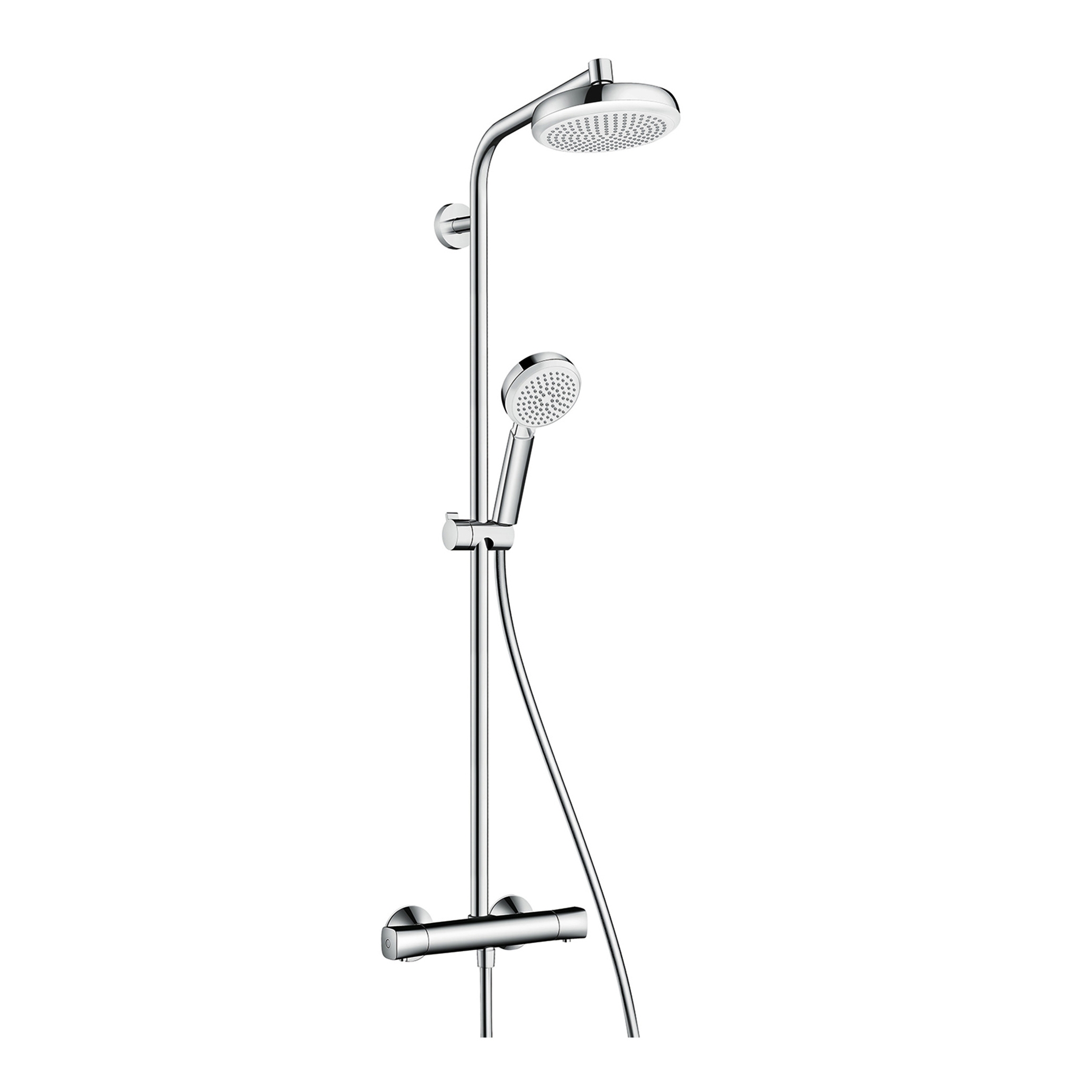 Display product hansgrohe Crometta 160 1jet Showerpipe from manufacturer Hansgrohe