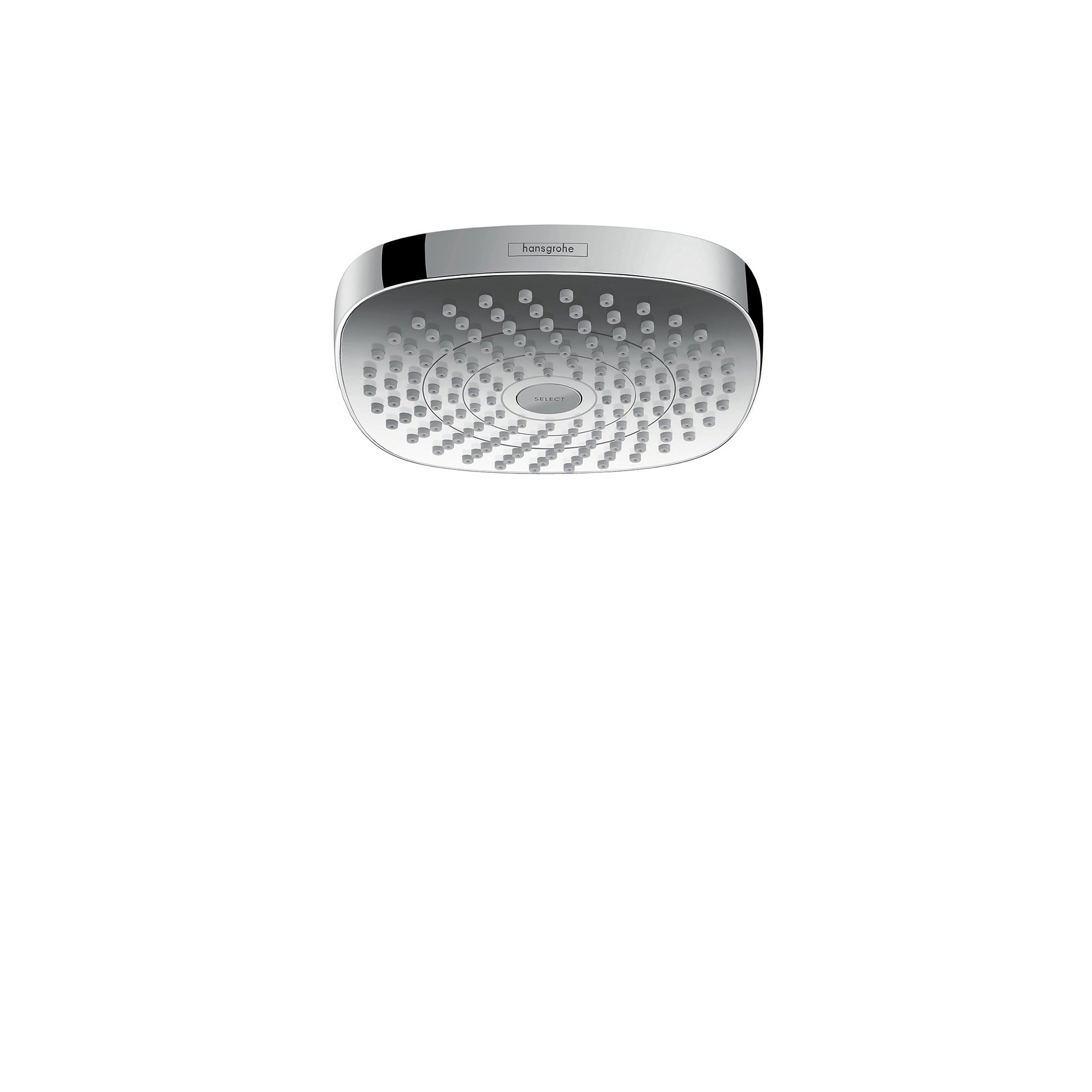 Display product hansgrohe Croma Select E 180 2jet overhead shower from manufacturer Hansgrohe