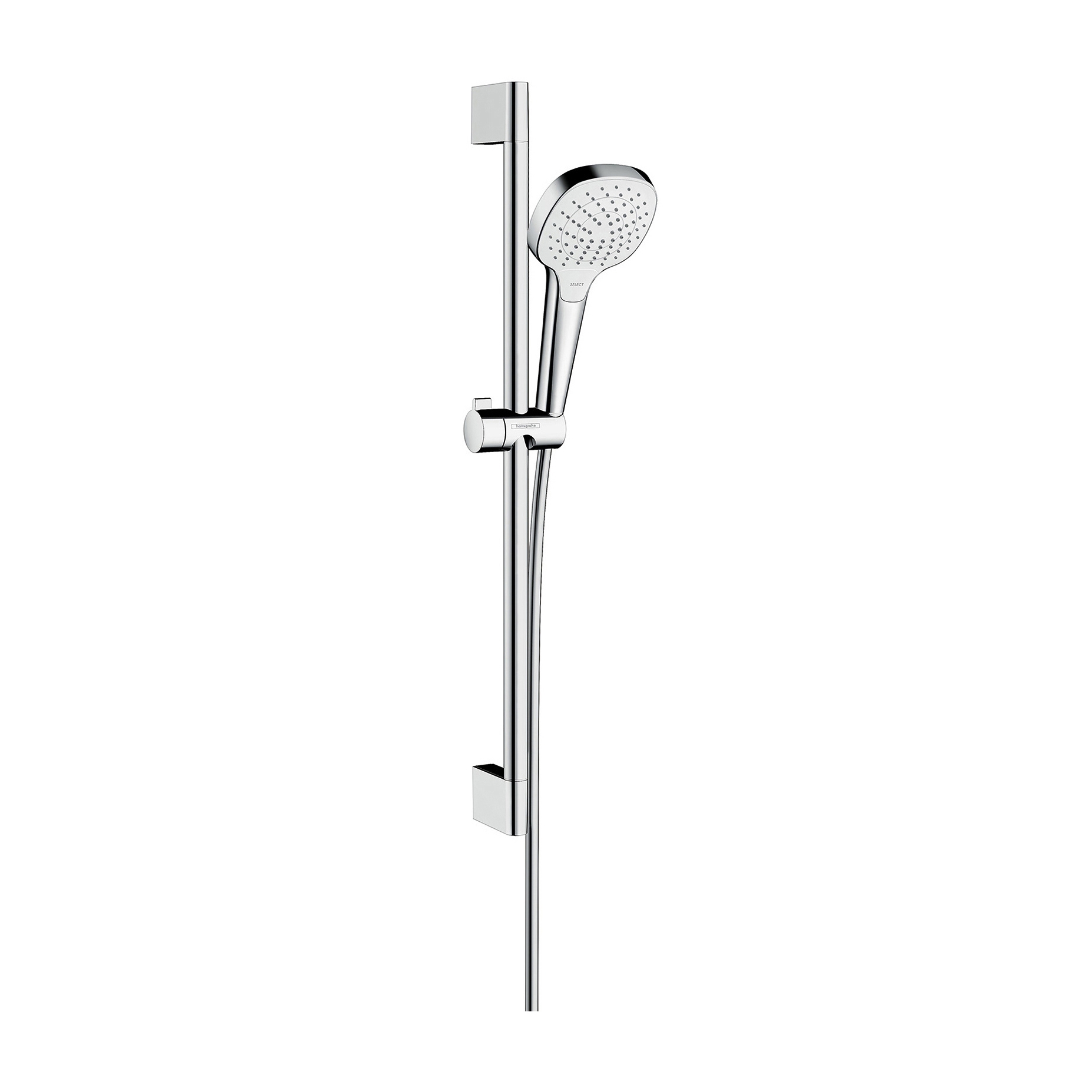 Display product Croma Select E Shower set 110 Vario EcoSmart with shower bar 65 cm from manufacturer Hansgrohe