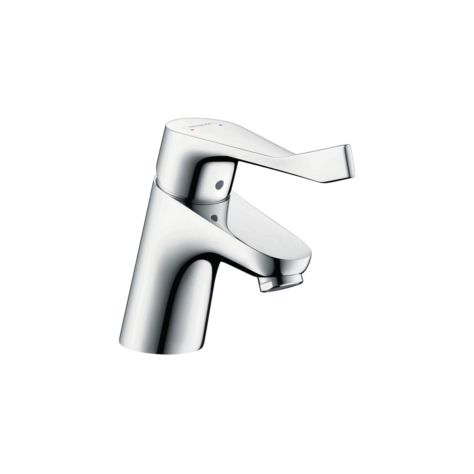 Display product hansgrohe Focus Single lever basin mixer 70 without waste set, with extra long handle from manufacturer Hansgrohe