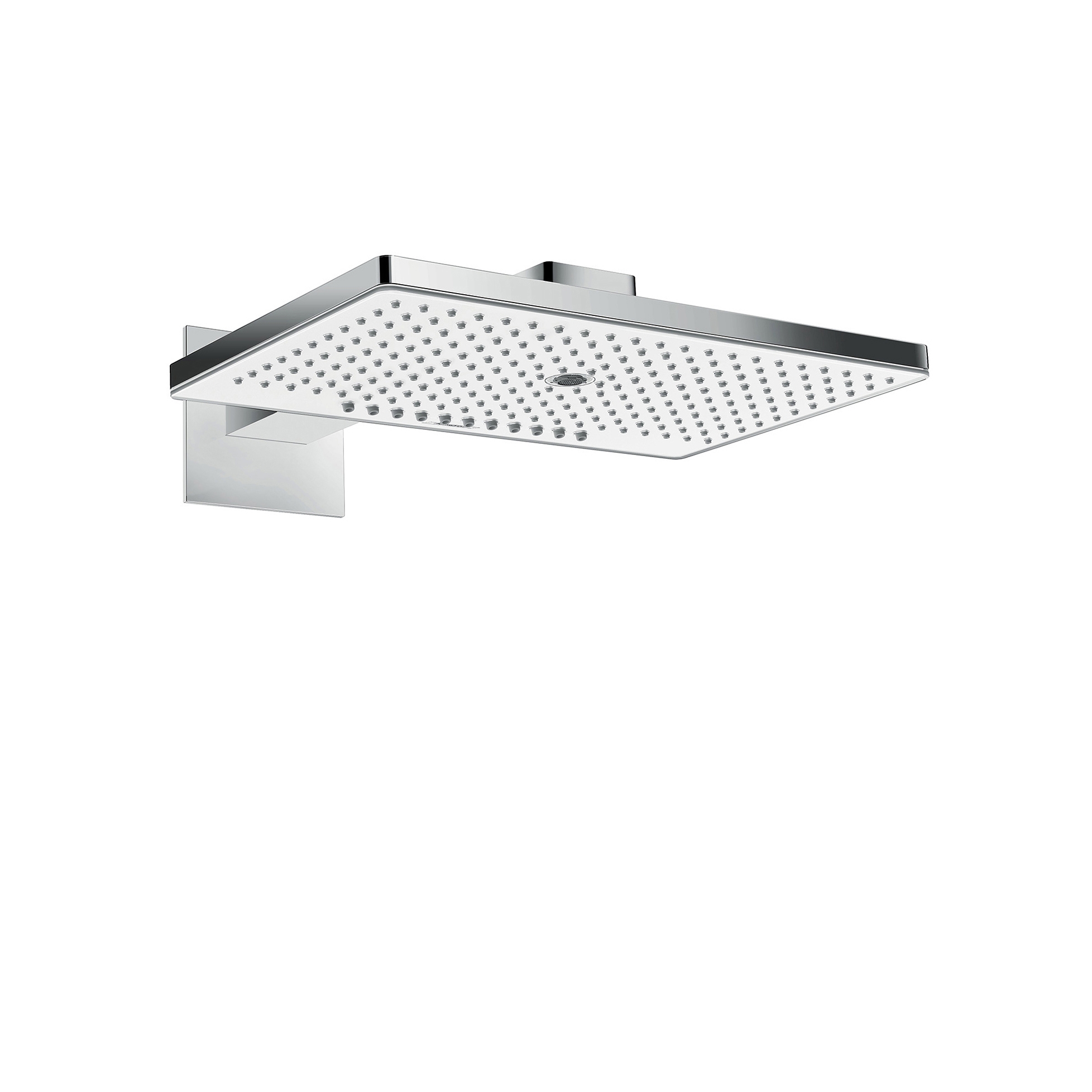 Display product hansgrohe Rainmaker Select 460 3jet overhead shower with shower arm 460 mm from manufacturer Hansgrohe