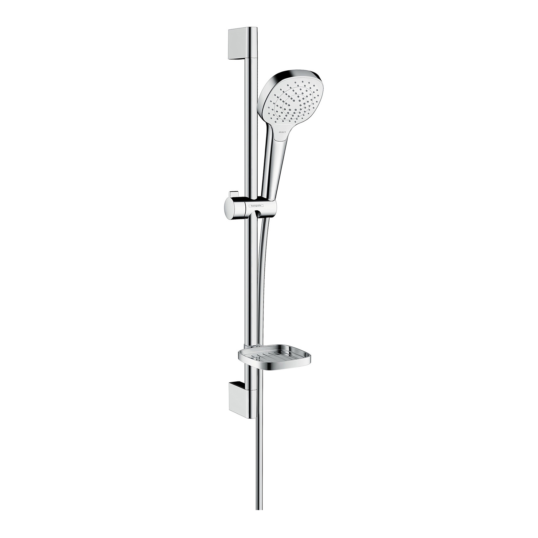 Display product hansgrohe Croma Select E Vario shower set 0.65 m with Casetta from manufacturer Hansgrohe