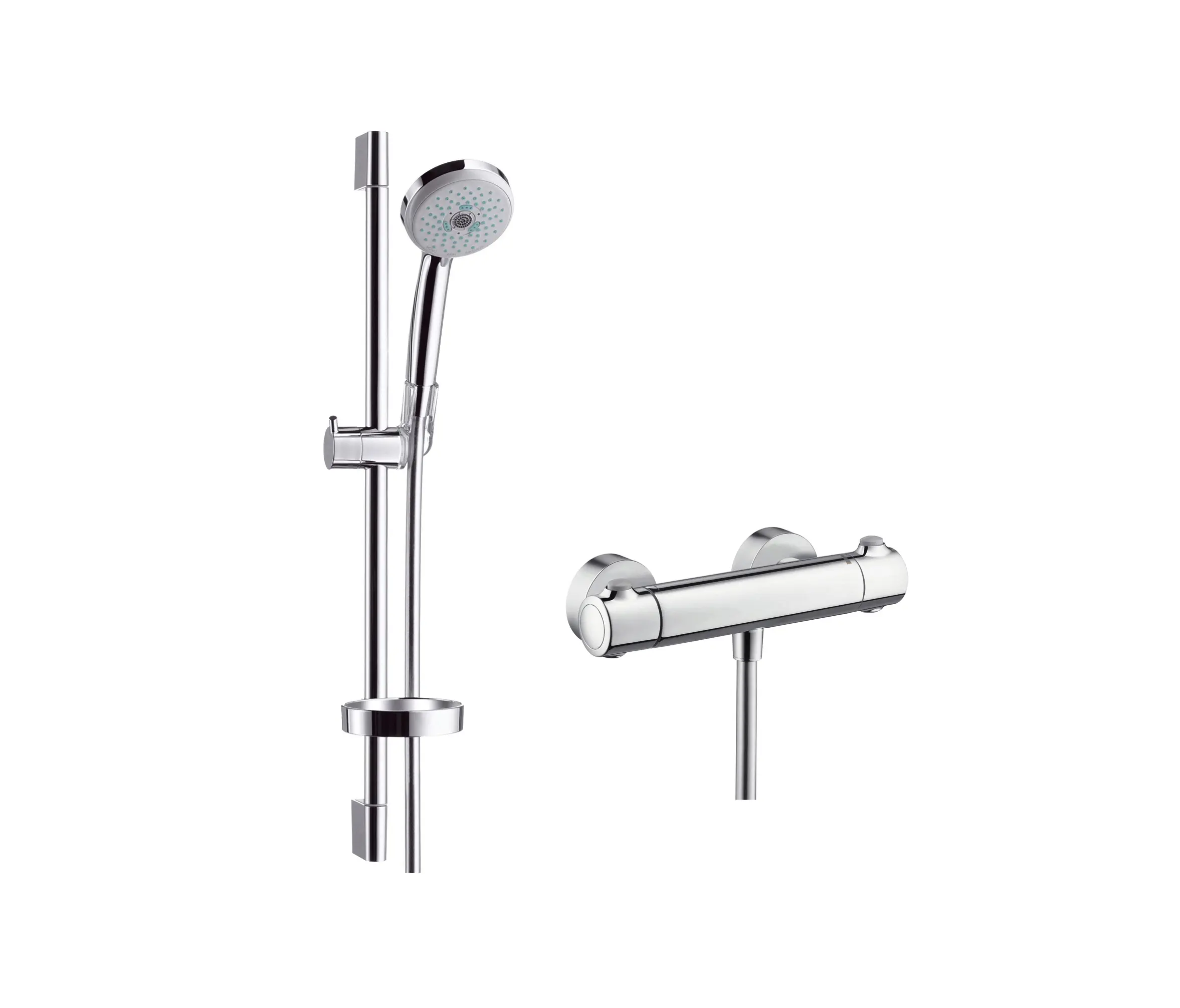 Hansgrohe - hansgrohe Ecostat 1001 SL Combi Set 0.65 m with Croma 100 Multi hand shower