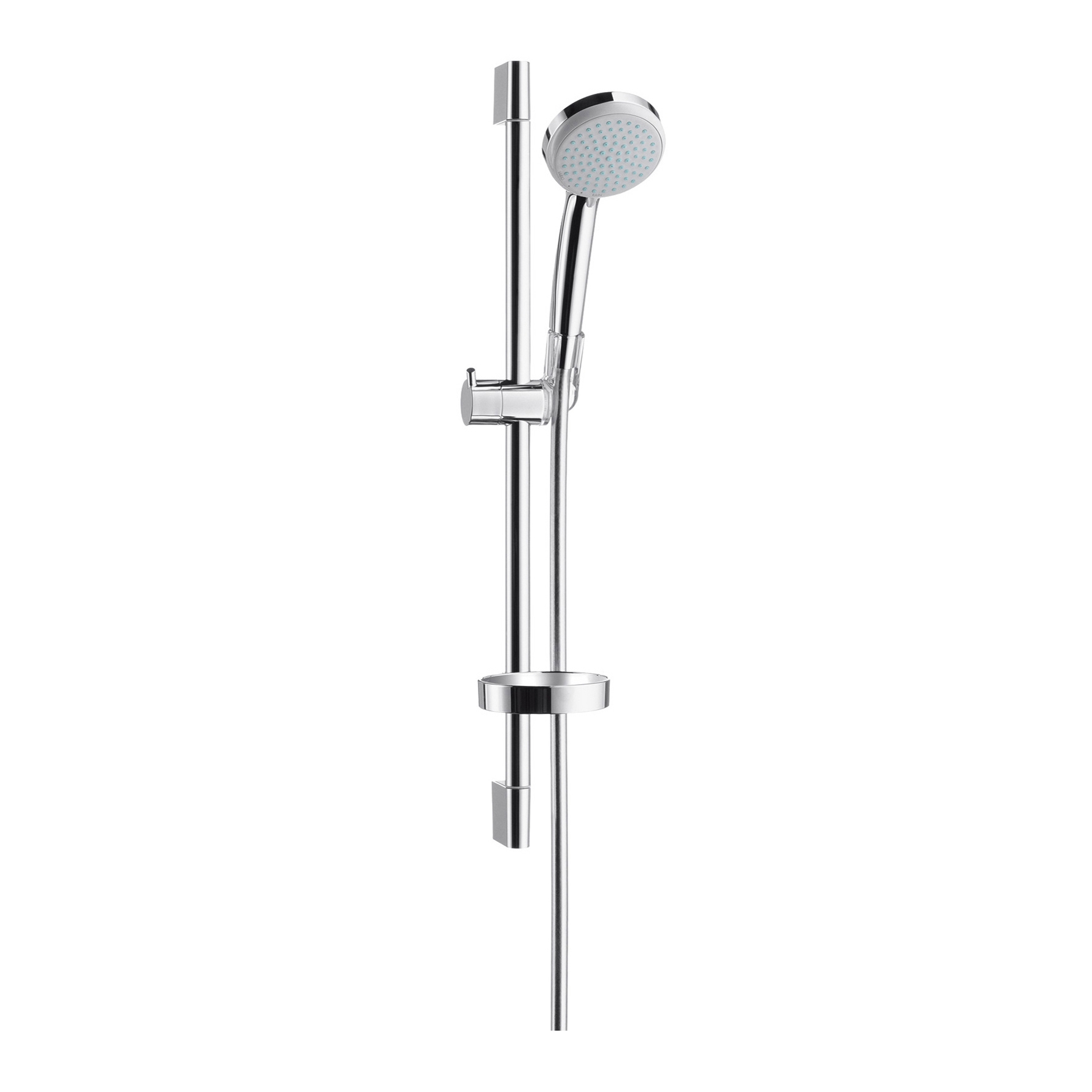 Vertoon produk hansgrohe Croma 100 Vario hand shower EcoSmart 9 l/min/ Unica'C wall bar 0.65 m set van vervaardiger Hansgrohe
