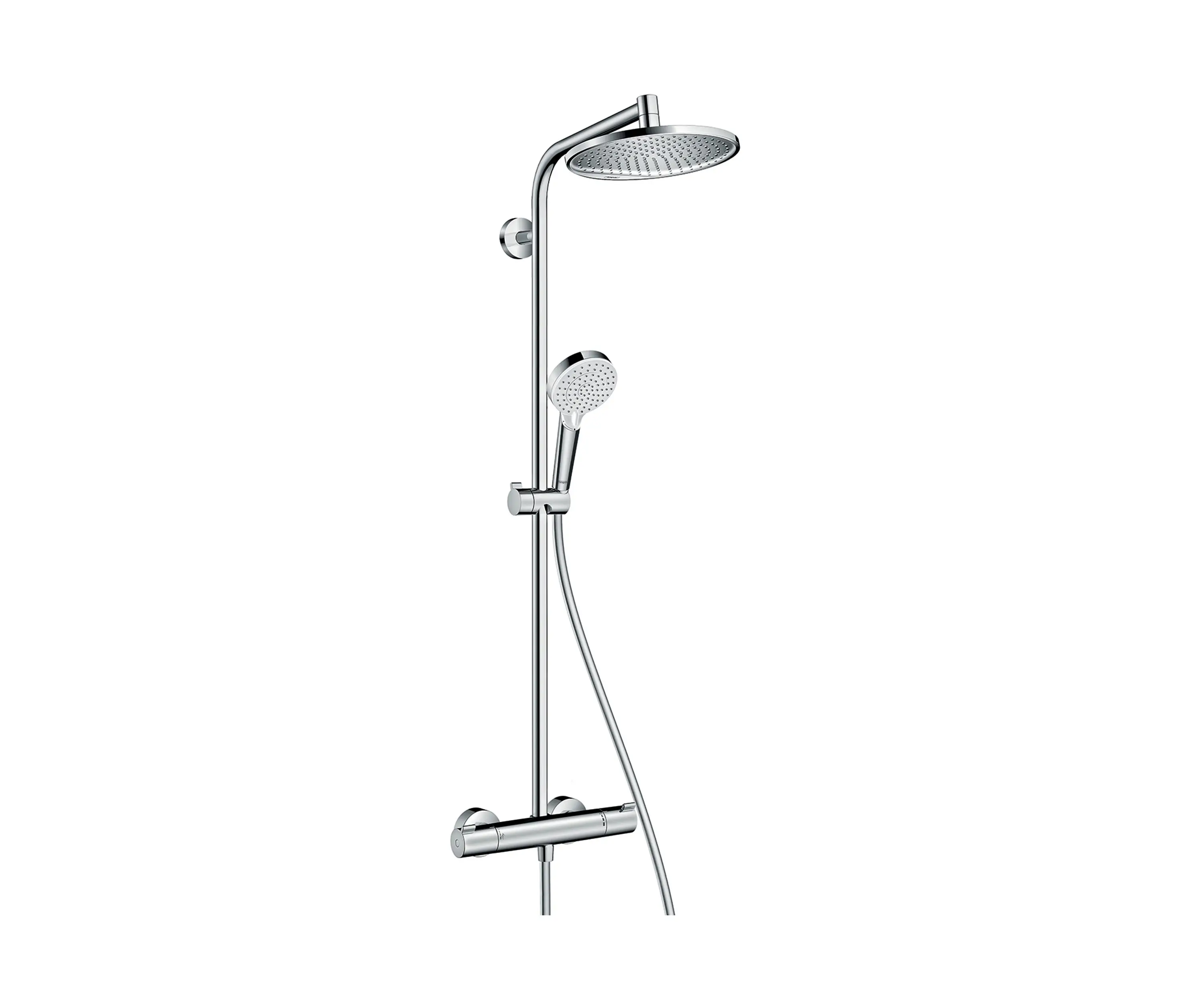 CROMETTA S SHOWERPIPE 240 1JET WITH THERMOSTAT - Shower controls from ...