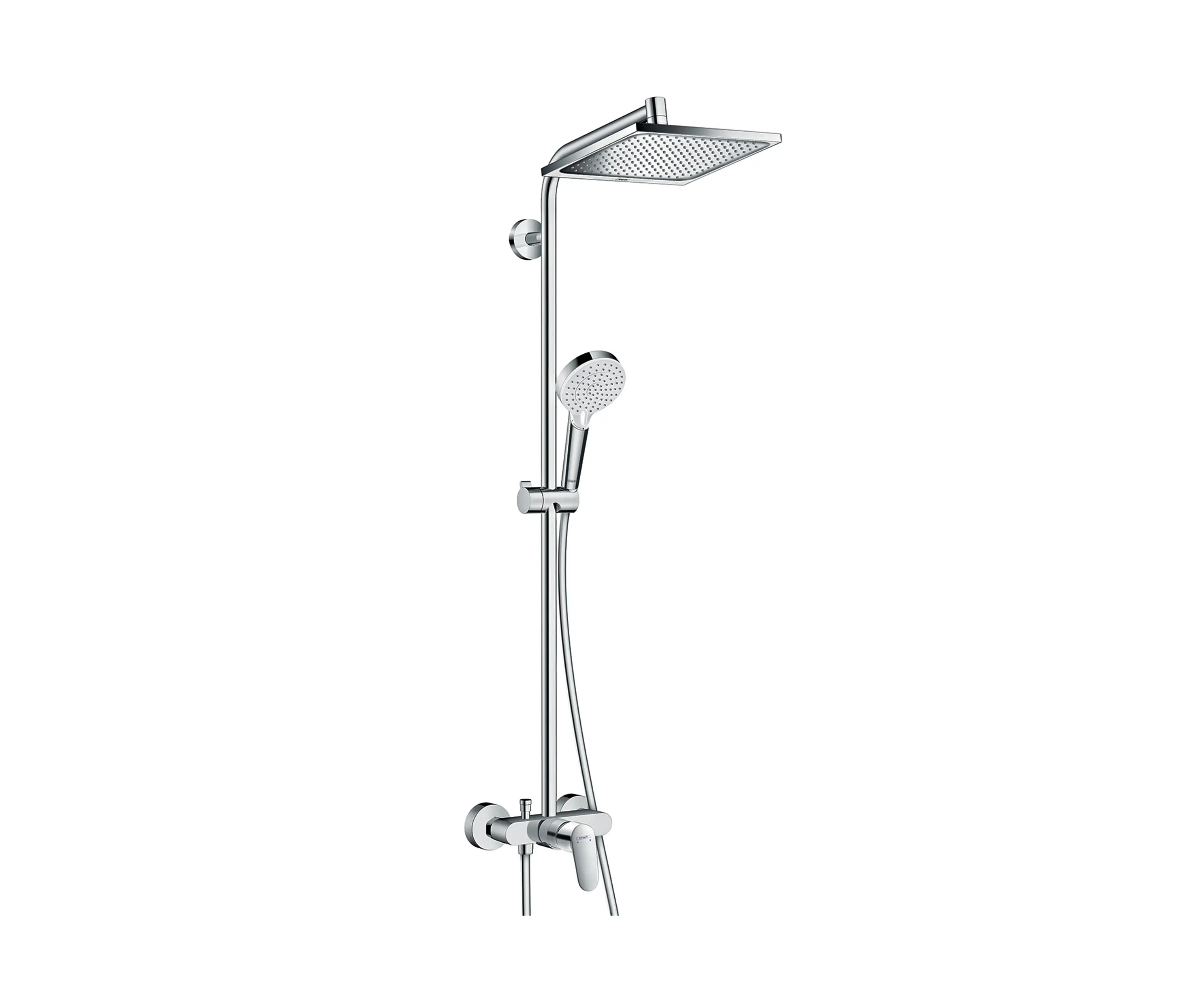 Hansgrohe - hansgrohe Crometta E 240 1jet Showerpipe with single lever mixer