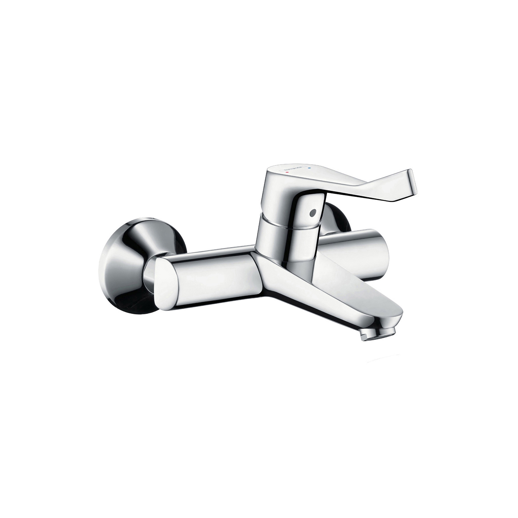 Display product hansgrohe Focus Single lever basin mixer for exposed installation with extra long handle from manufacturer Hansgrohe