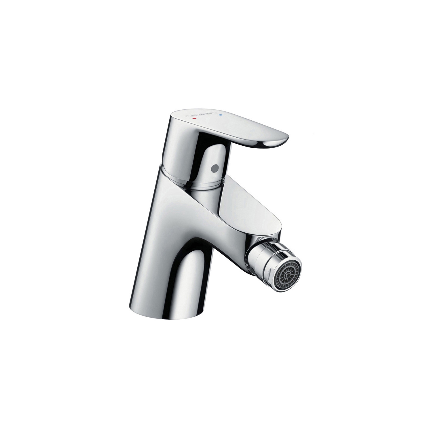 Display product Focus Single lever bidet mixer with push-open waste set from manufacturer Hansgrohe
