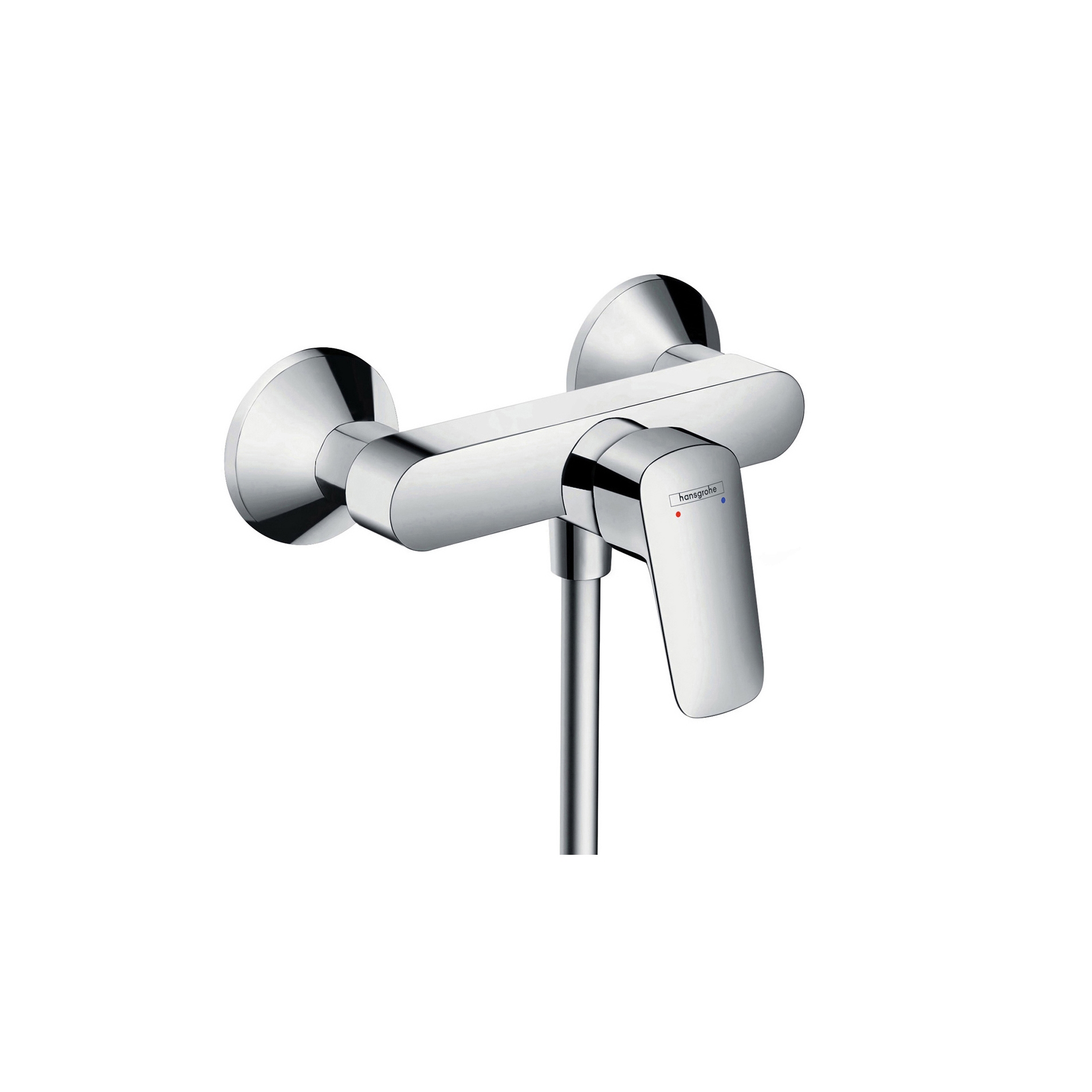 Display product hansgrohe Logis Single lever shower mixer for exposed installation with centre distance 153 mm from manufacturer Hansgrohe