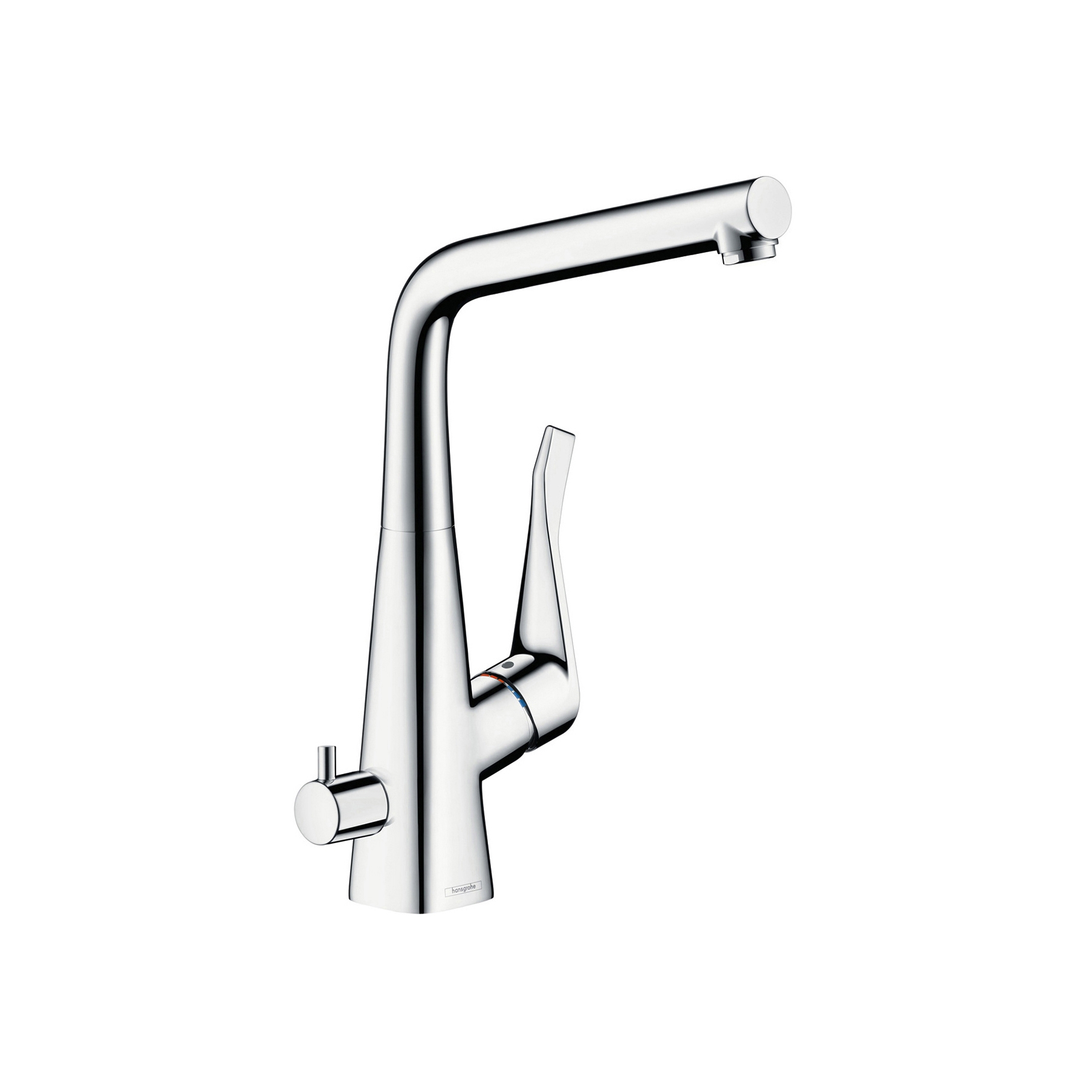 Mostrar el producto hansgrohe Metris Mezclador monomando de cocina 320 con llave de paso del fabricante Hansgrohe