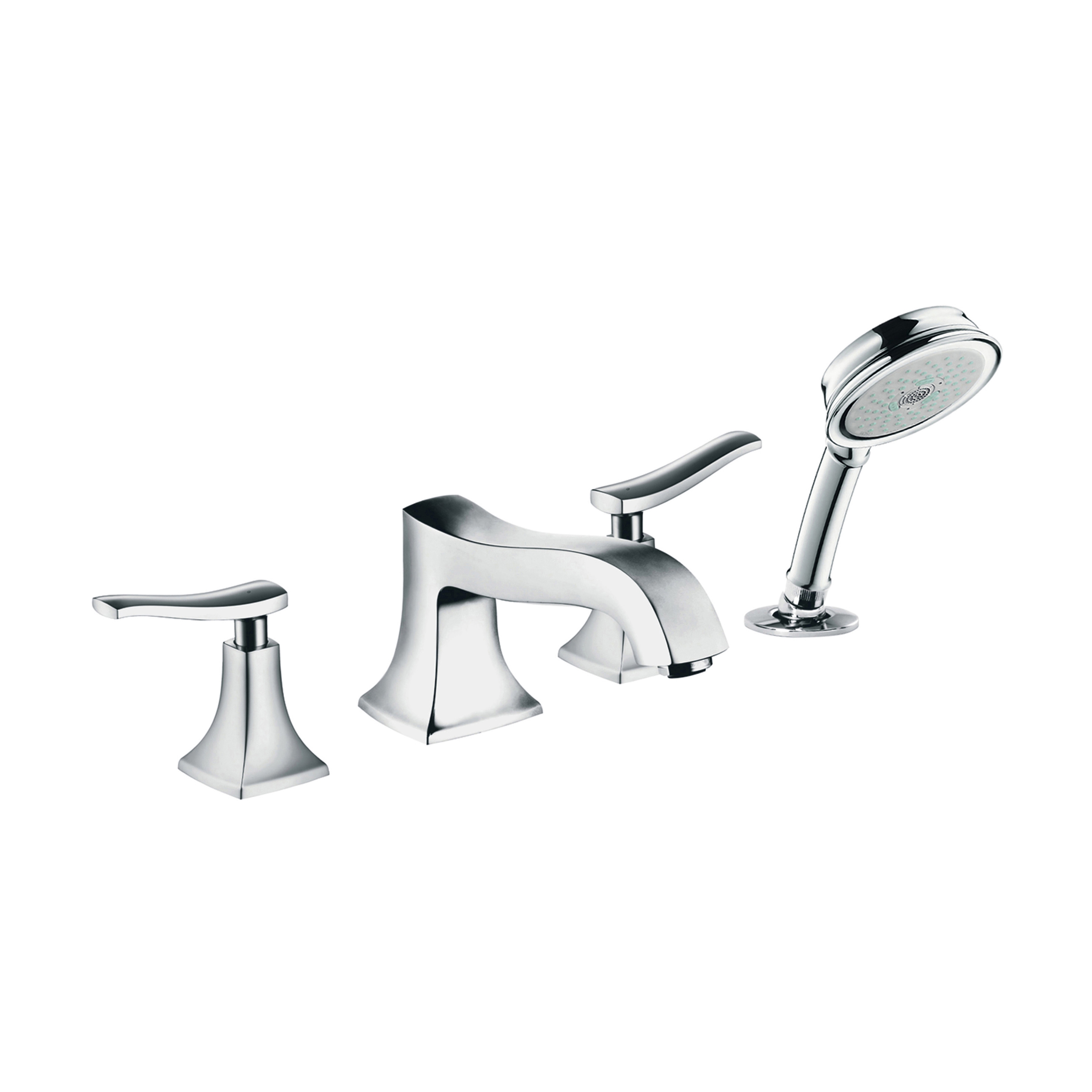 Display product hansgrohe Metris Classic 4-hole rim mounted bath mixer from manufacturer Hansgrohe
