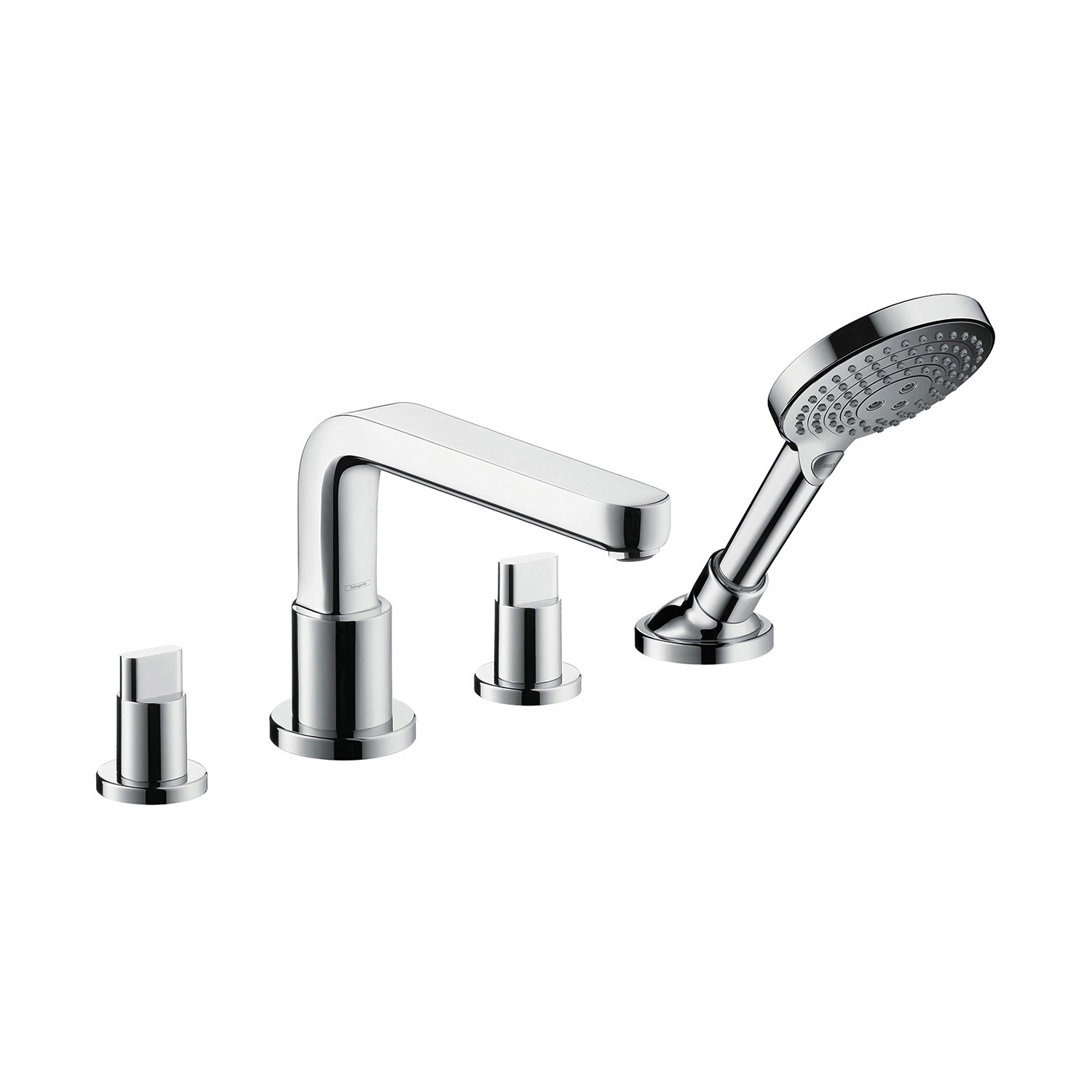 Display product hansgrohe Metris S 4-hole rim mounted bath mixer with spout 220 mm from manufacturer Hansgrohe