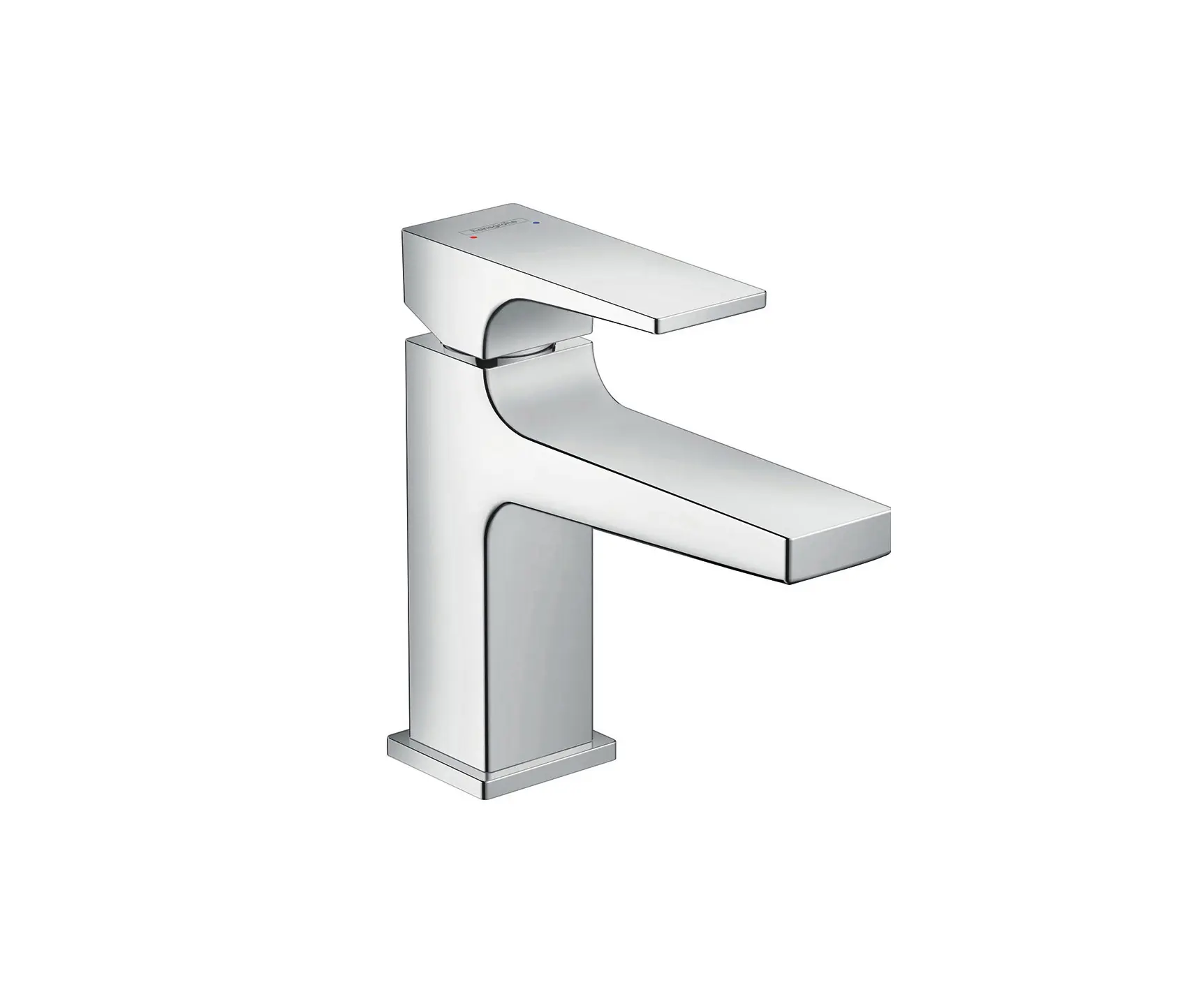 Hansgrohe - Metropol Single lever basin mixer 100 with lever handle for handrinse basins with push-open waste set