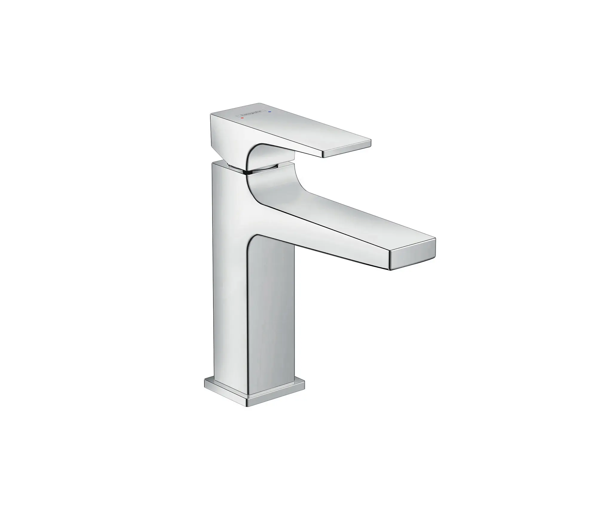 Hansgrohe - hansgrohe Metropol Mezclador monomando de lavabo 110 con manecilla plana y vaciador automático