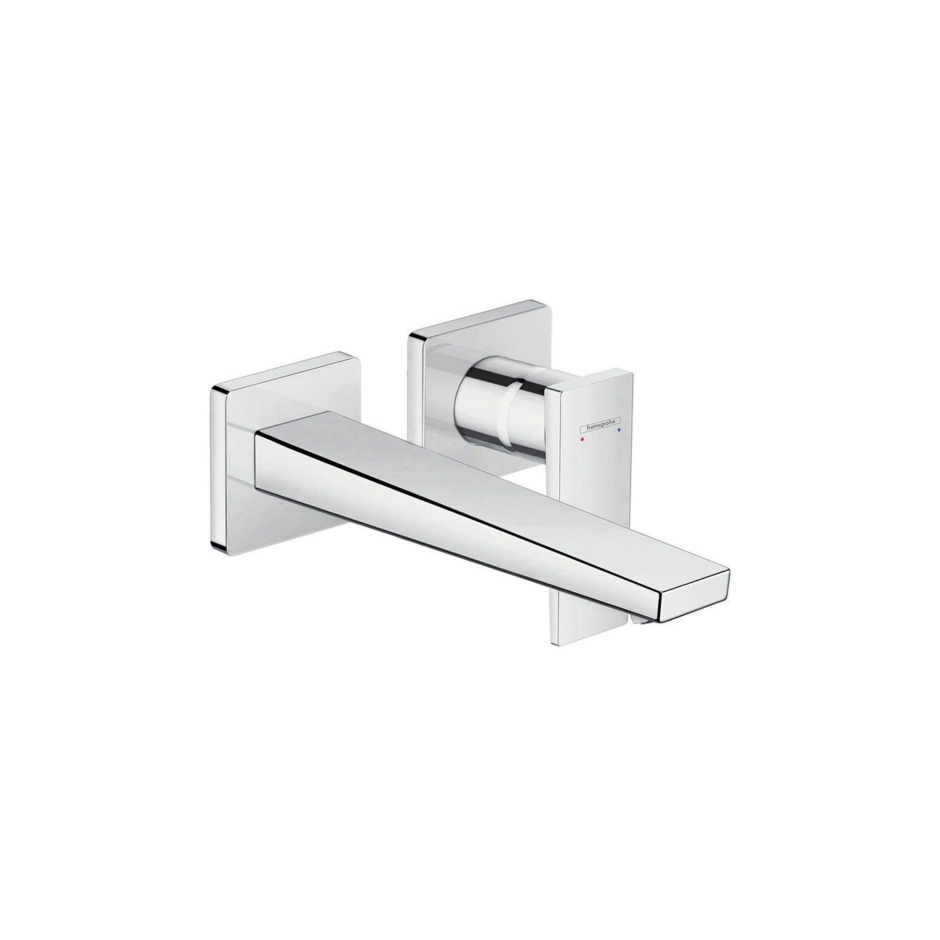 hansgrohe Metropol Single lever basin mixer with lever handle for concealed installation with spout 225 mm wall-mounted