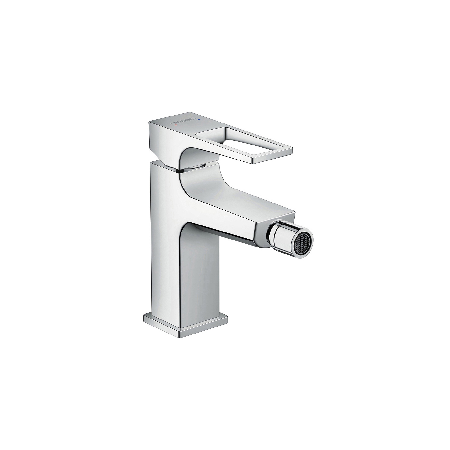 Mostrar el producto hansgrohe Metropol Mezclador monomando de bidé con manecilla Loop y vaciador Push-Open del fabricante Hansgrohe