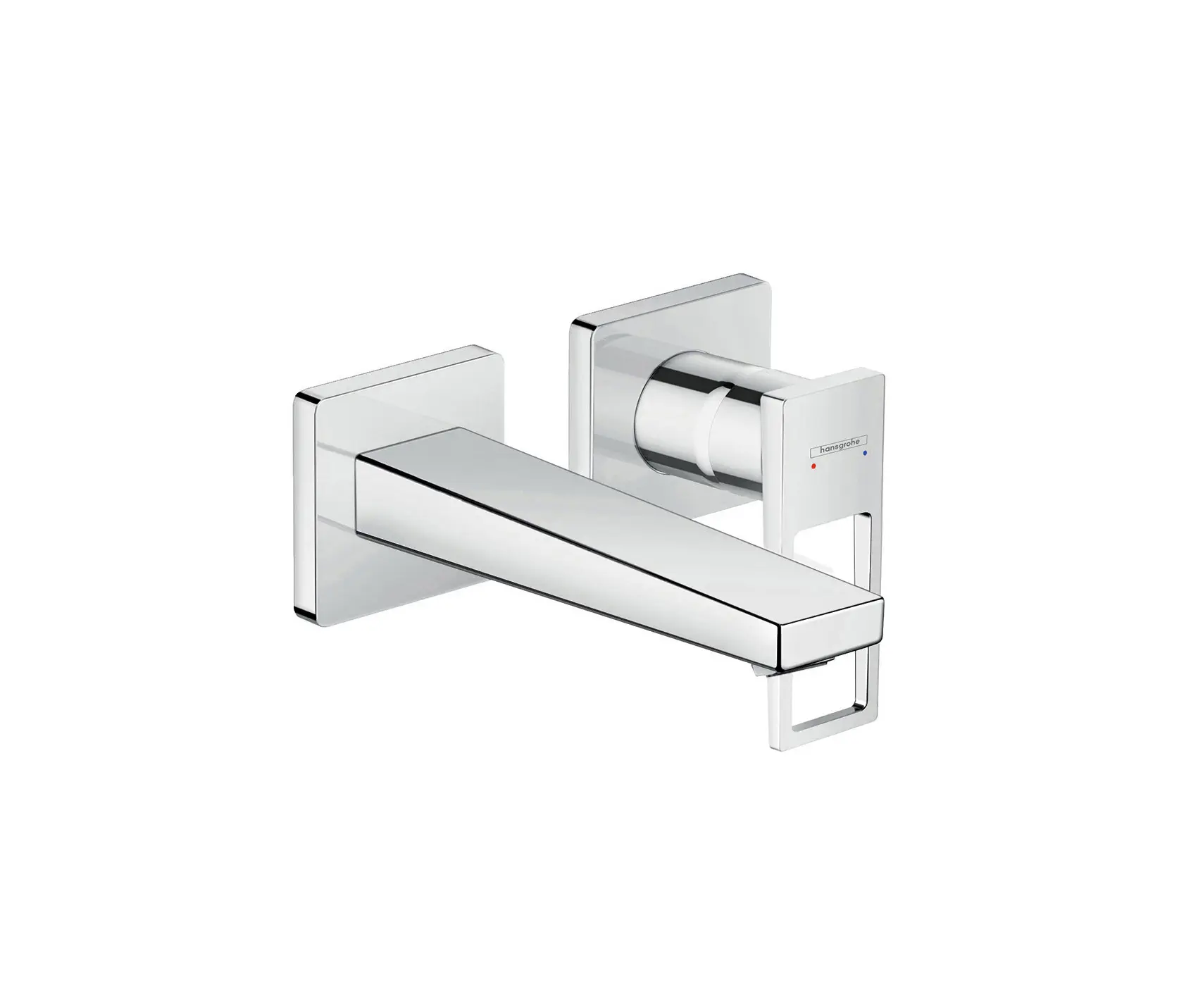 Hansgrohe - hansgrohe Metropol Single lever basin mixer with loop handle for concealed installation with spout 165 mm wall-mounted