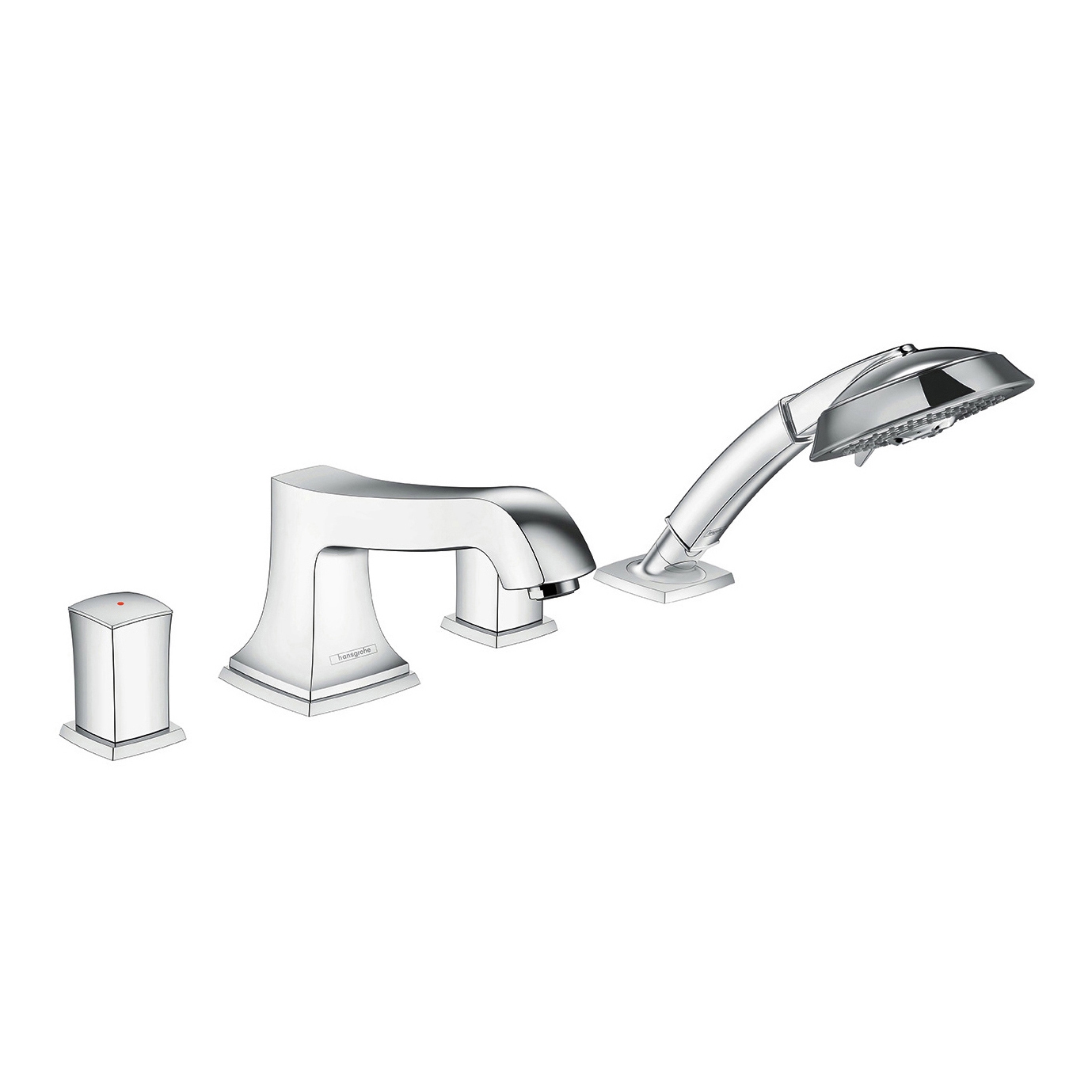 Mostra il prodotto hansgrohe Metropol Classic Rubinetteria 4 fori bordo vasca con maniglia a pomo del produttore Hansgrohe