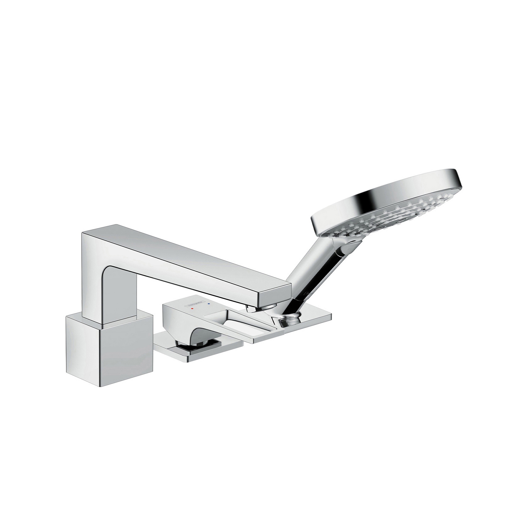Vertoon produk hansgrohe Metropol 3-hole rim mounted single lever bath mixer with loop handle van vervaardiger Hansgrohe