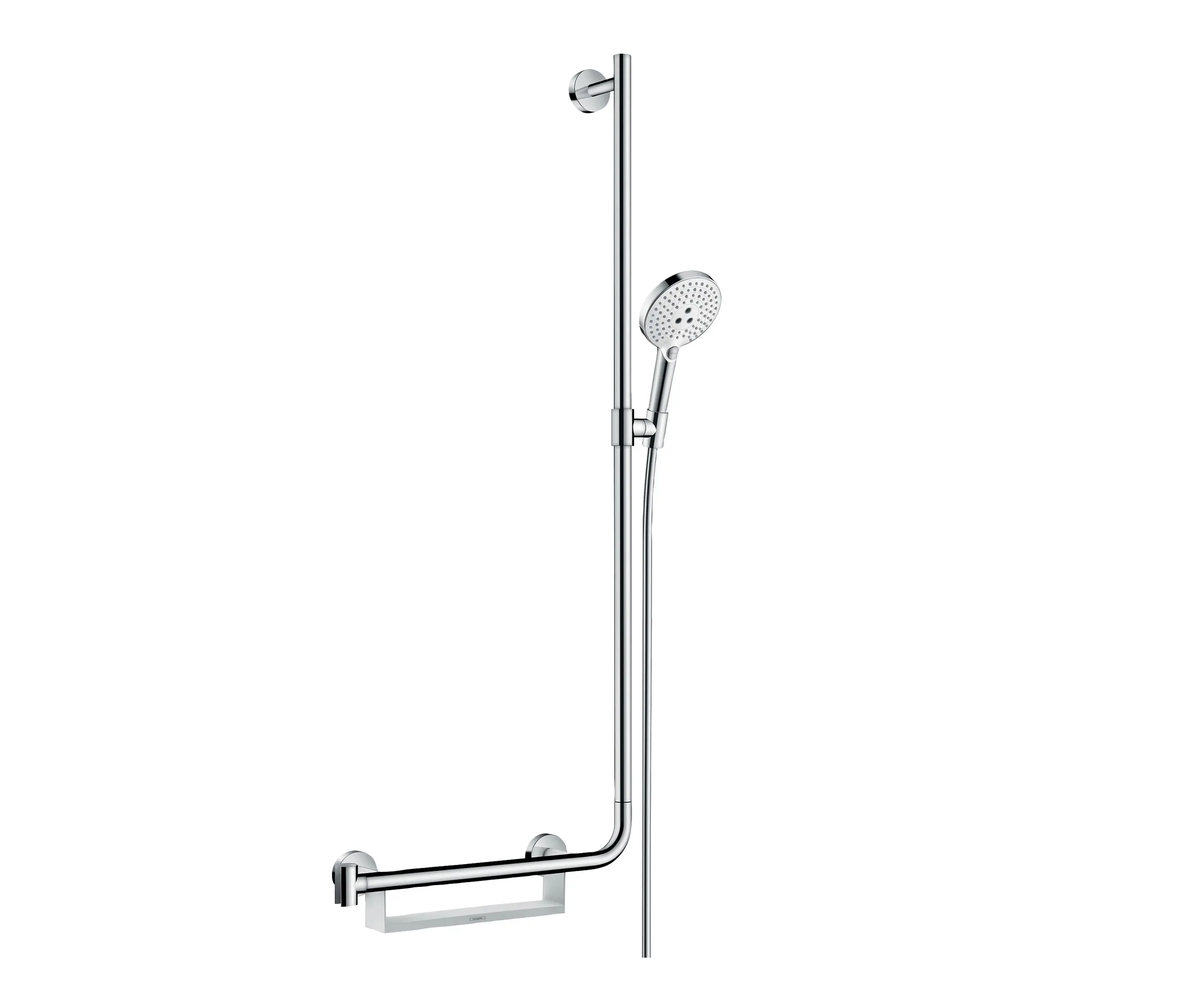 Hansgrohe - hansgrohe Set Raindance Select S 120 / Unica'Comfort 1,10 m poignée à gauche