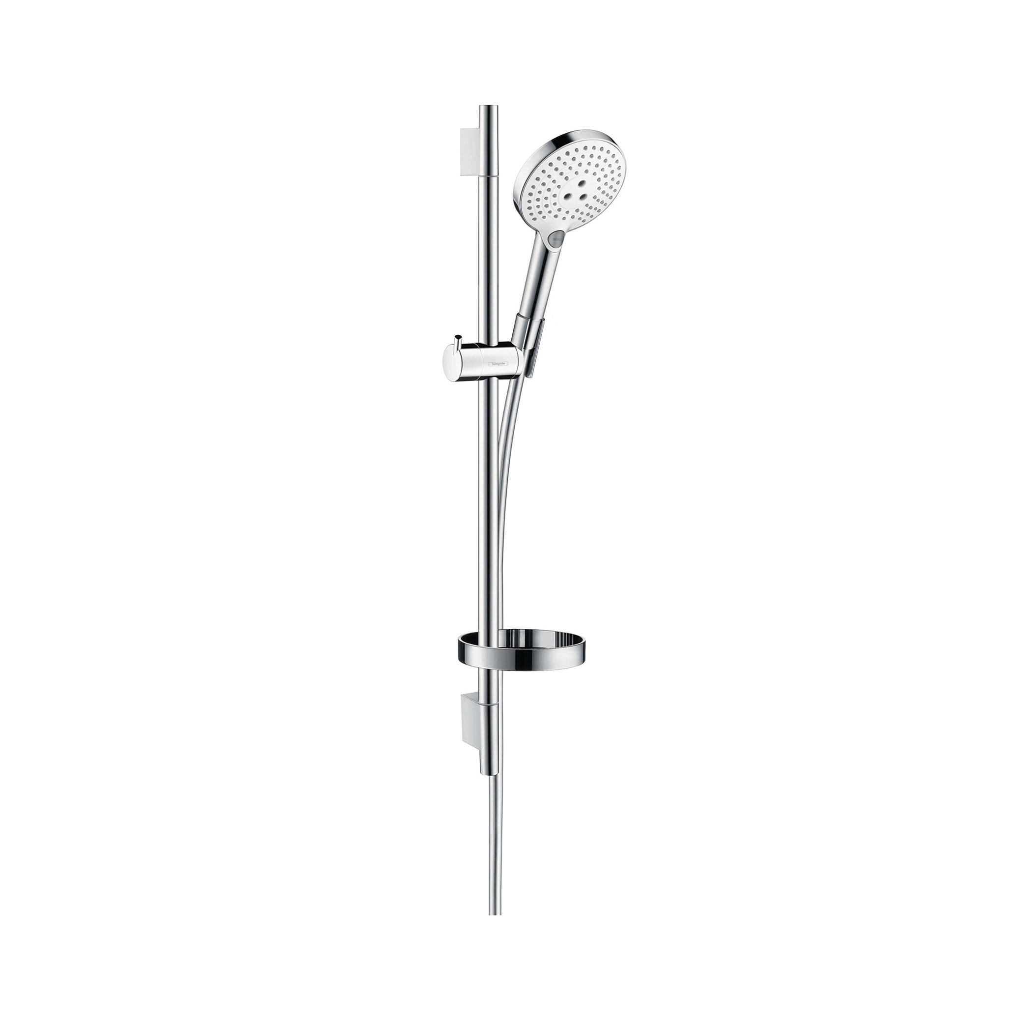 hansgrohe Raindance Select S 120 3jet hand shower/ Unica'S Puro wall bar 0.65 m set