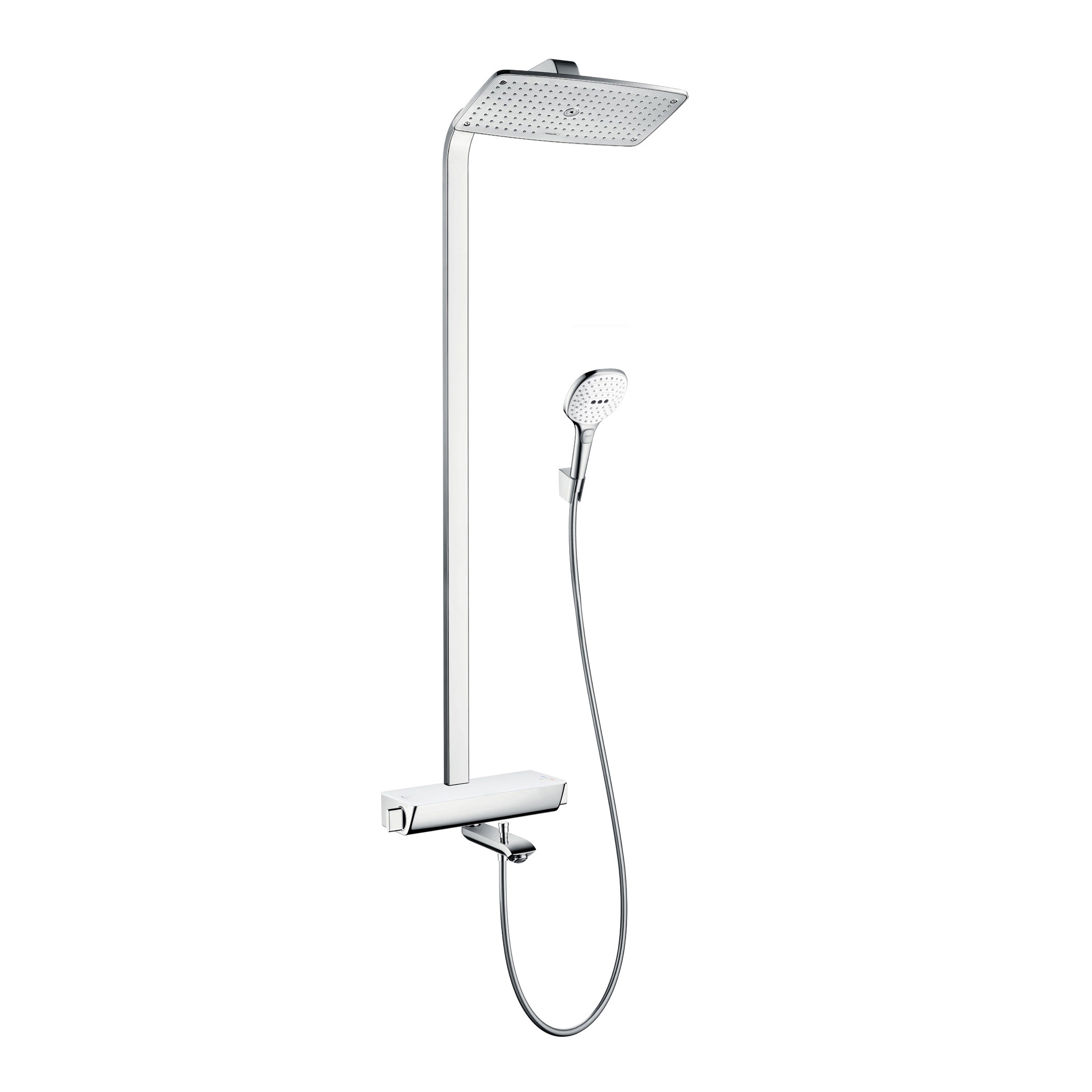 hansgrohe Raindance Select E 360 1jet Showerpipe Wanne