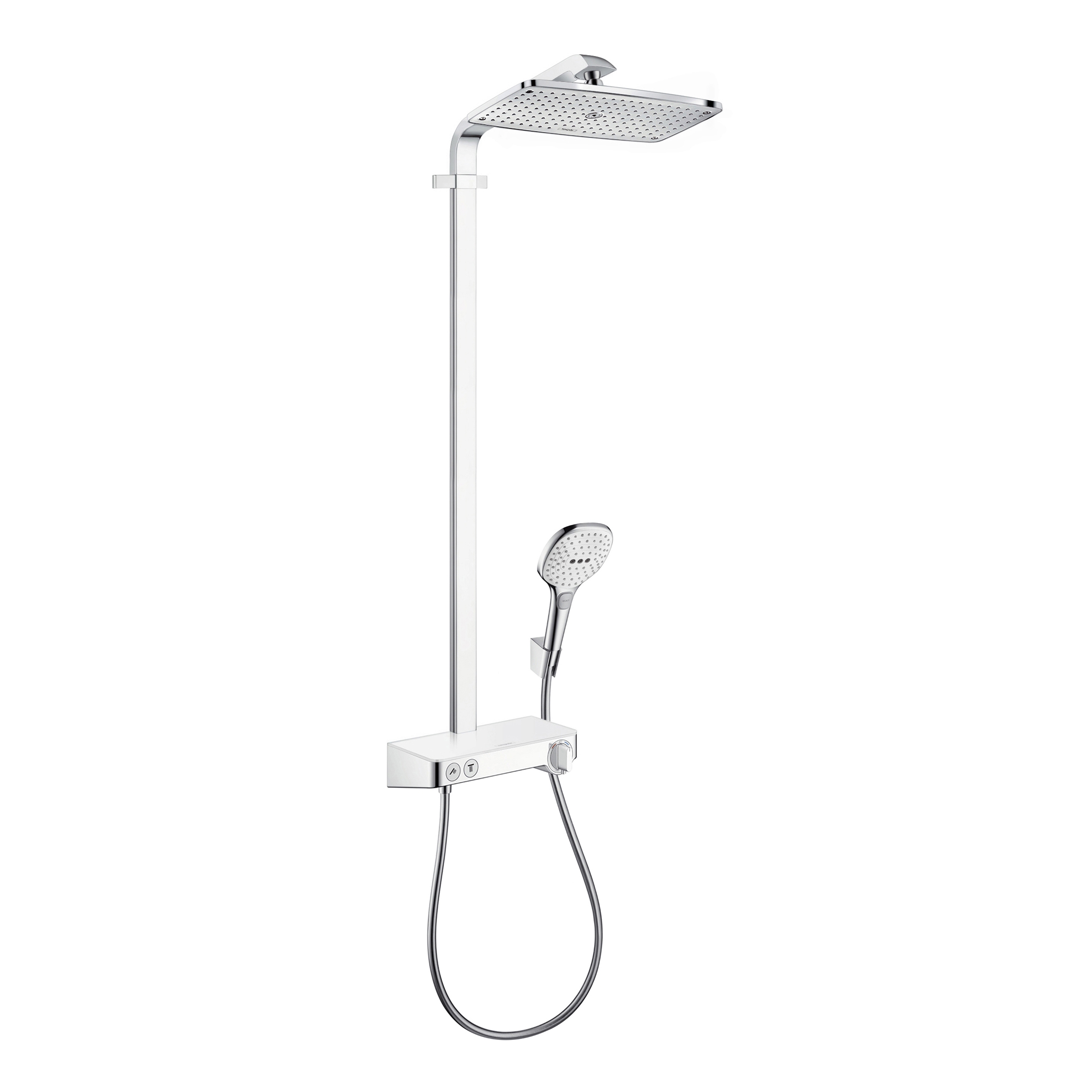 Display product hansgrohe Raindance Select E 360 1jet ST Showerpipe EcoSmart 9 l/min from manufacturer Hansgrohe