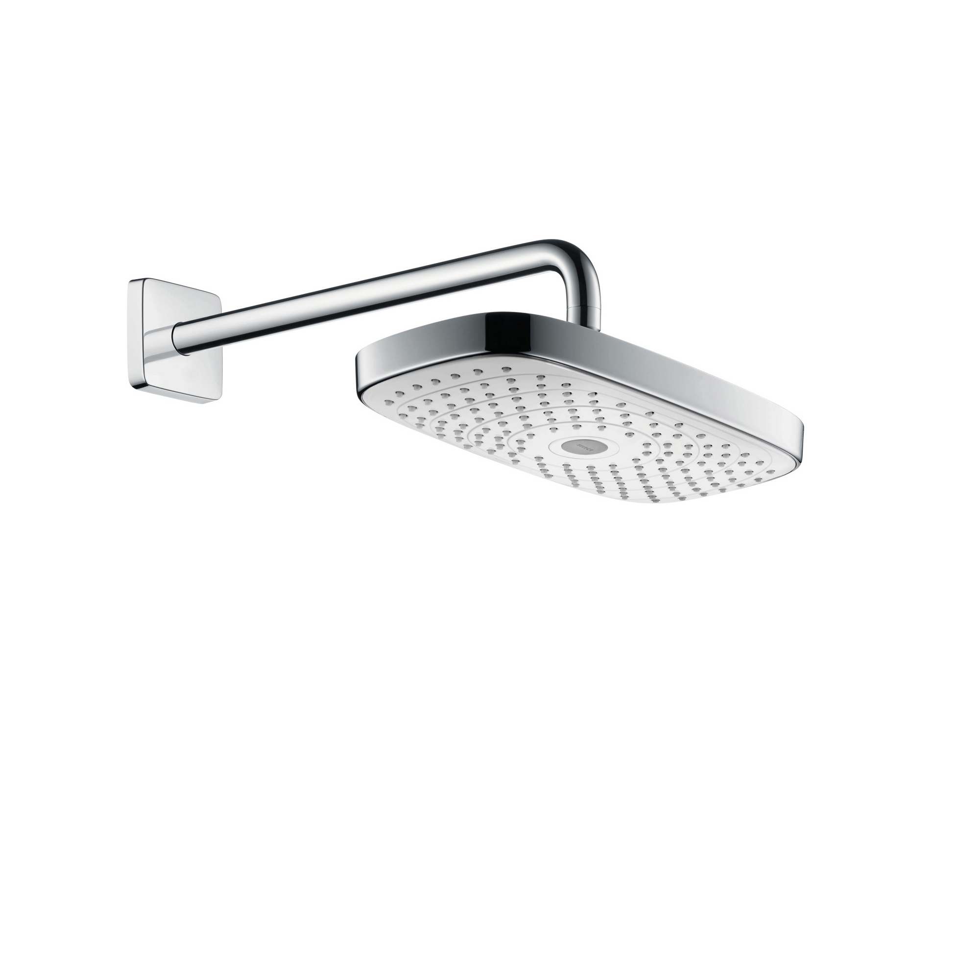 hansgrohe Raindance Select E 300 2jet Kopfbrause mit Brausearm 390 mm
