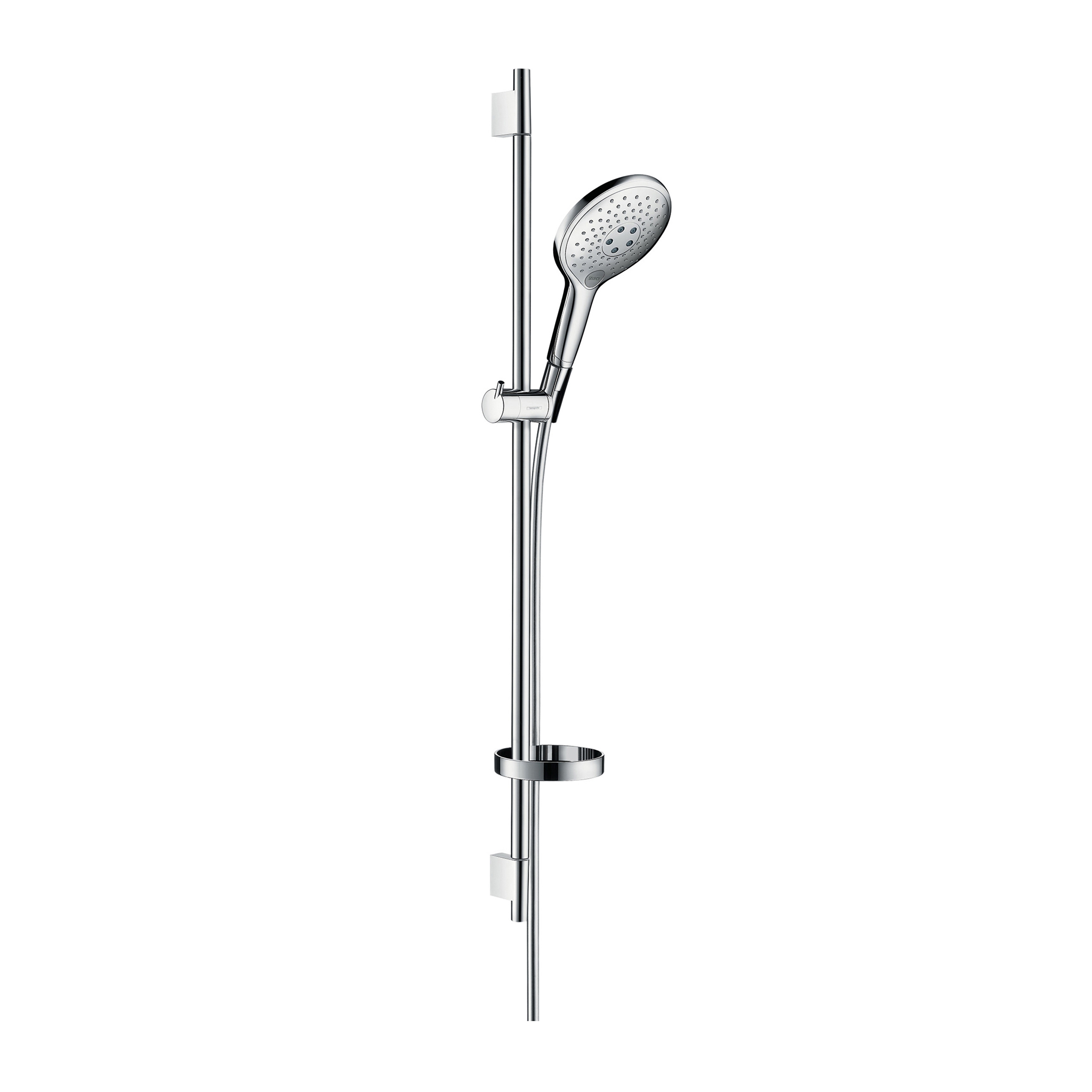 Display product hansgrohe Raindance Select S 150 3jet hand shower/ Unica'S Puro wall bar 0.90 m set from manufacturer Hansgrohe