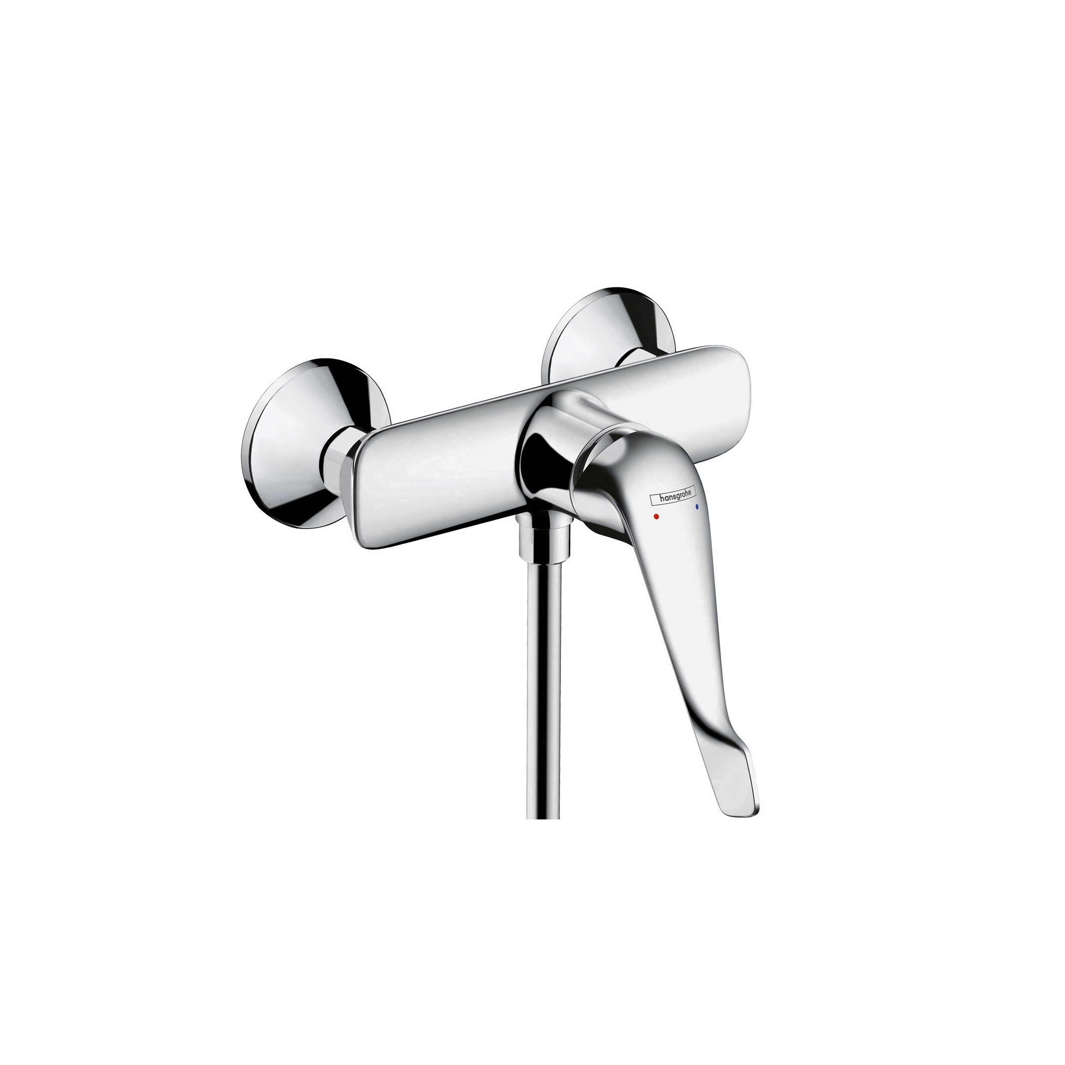 Display product hansgrohe Novus Single lever shower mixer for exposed installation with extra long handle from manufacturer Hansgrohe