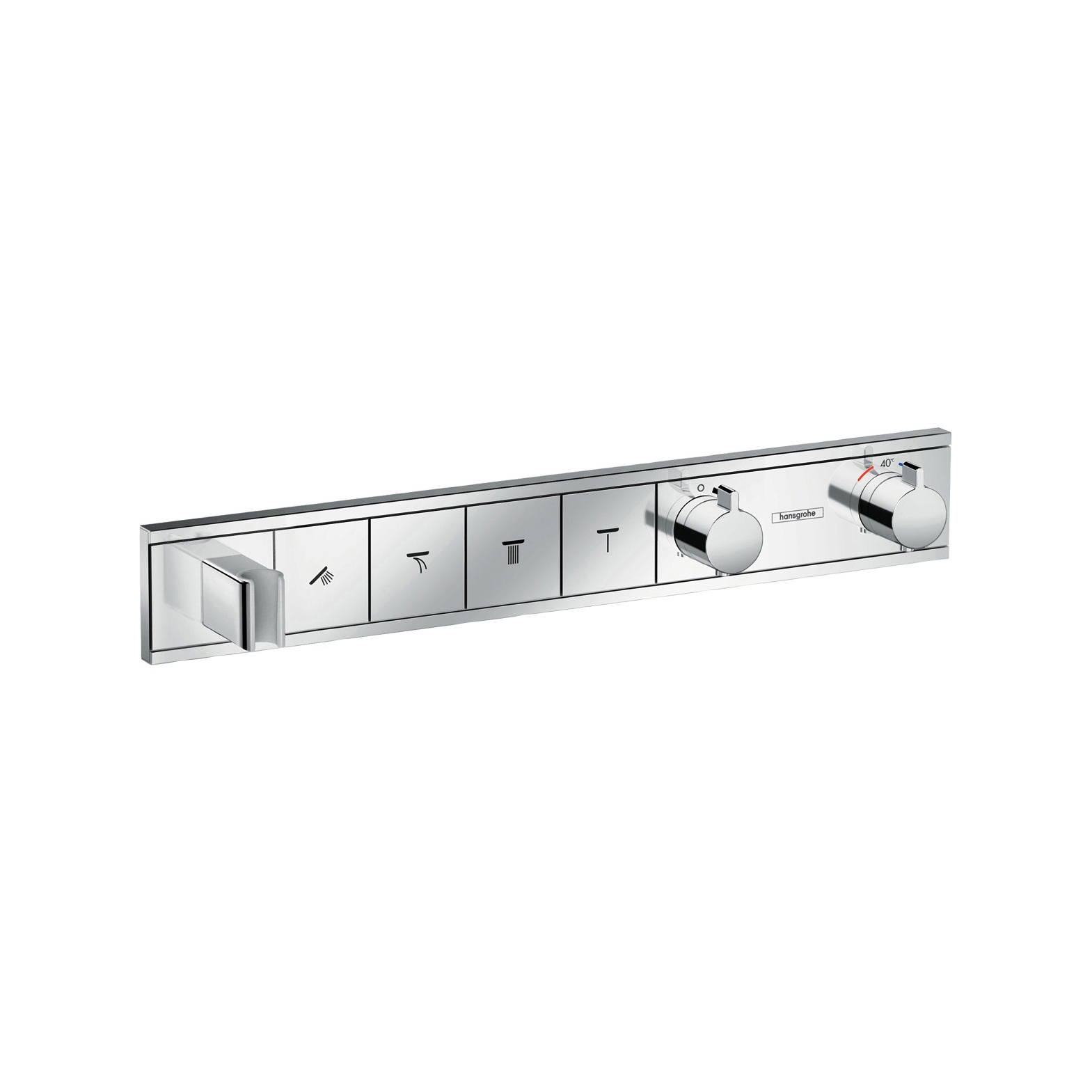 Produkt RainSelect Thermostat Unterputz für 4 Verbraucher mit integriertem Brausehalter des Herstellers Hansgrohe anzeigen