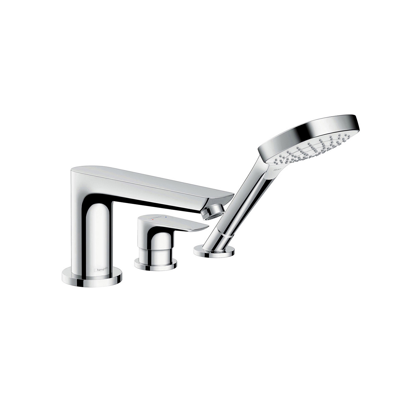 Display product hansgrohe Talis E 3-hole rim mounted bath mixer from manufacturer Hansgrohe