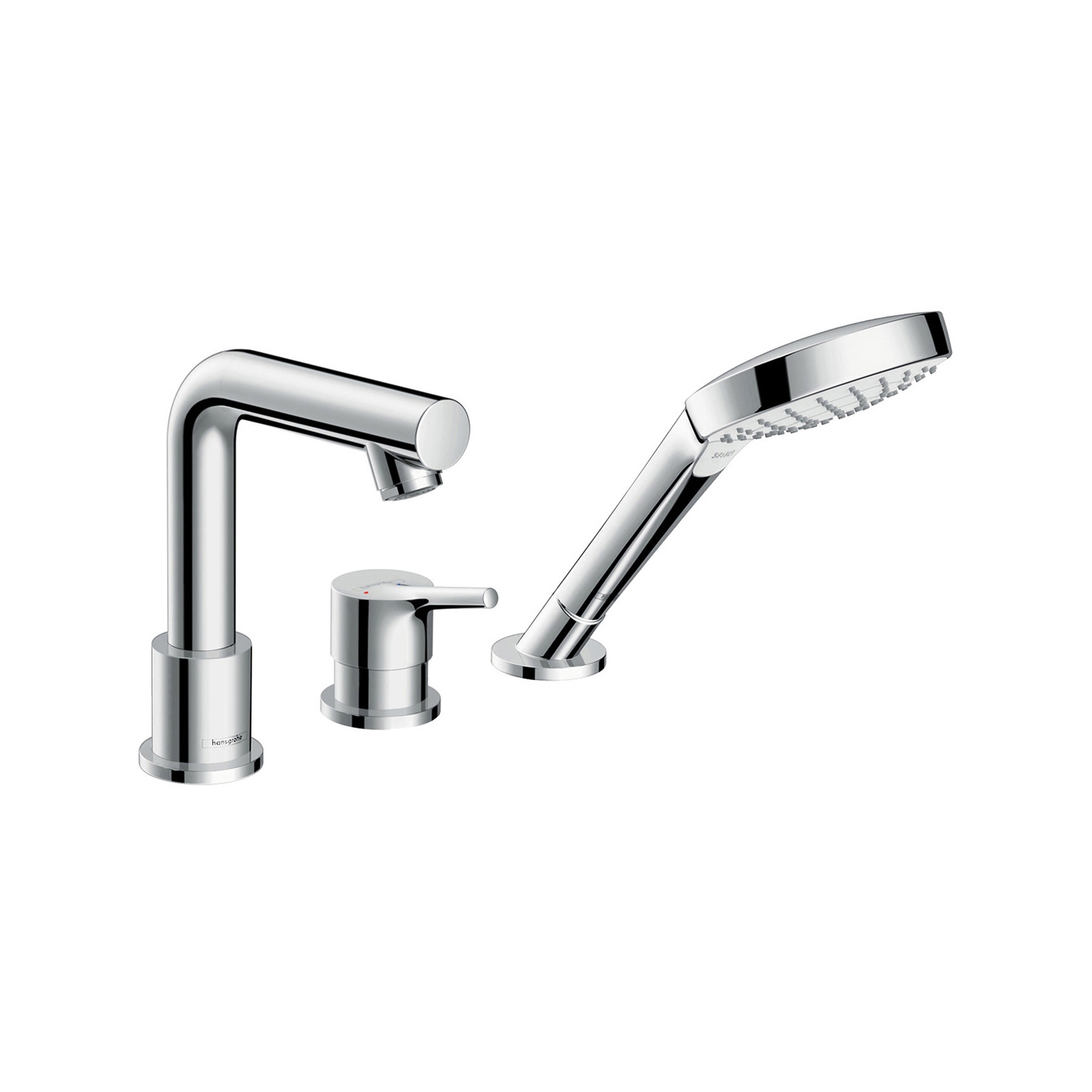 Display product hansgrohe Talis S 3-hole rim mounted single lever bath mixer from manufacturer Hansgrohe
