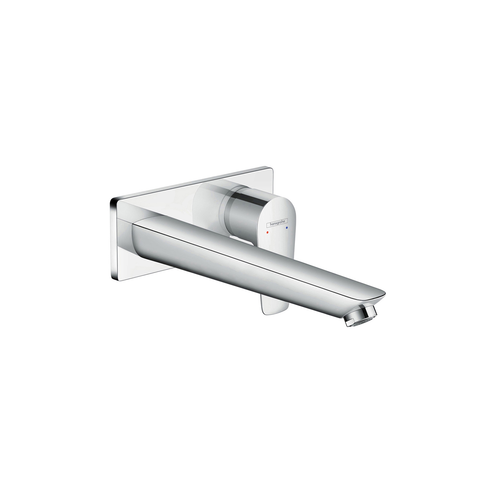 hansgrohe Talis E Single lever basin mixer for concealed installation with spout 225 mm wall-mounted