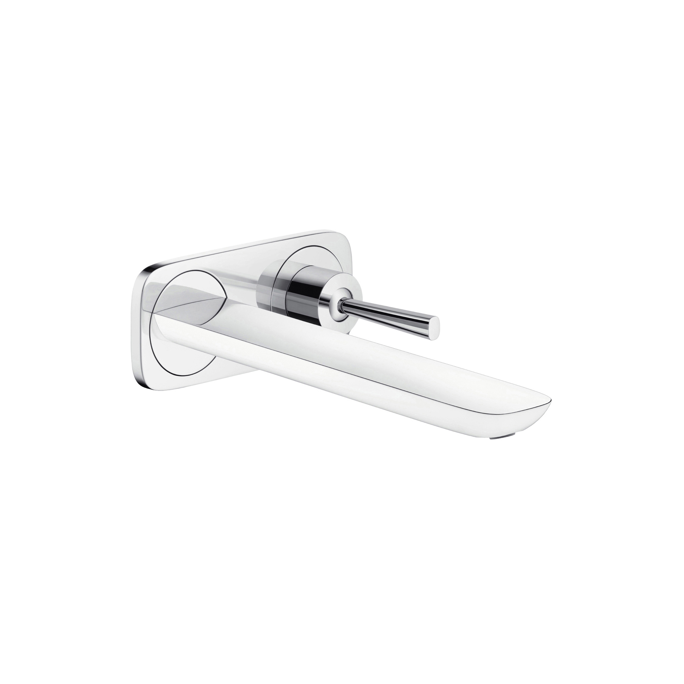 hansgrohe Einhebel-Waschtischmischer Unterputz mit Auslauf 225 mm für Wandmontage
