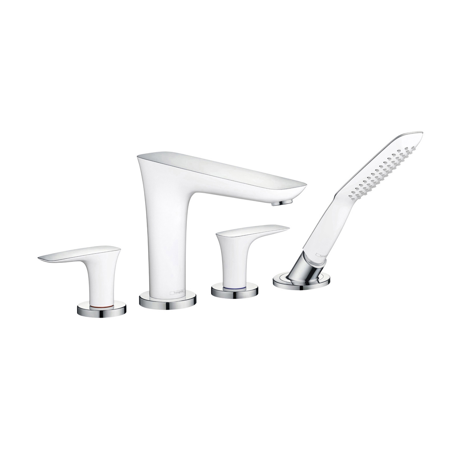 hansgrohe 4-hole rim mounted bath mixer