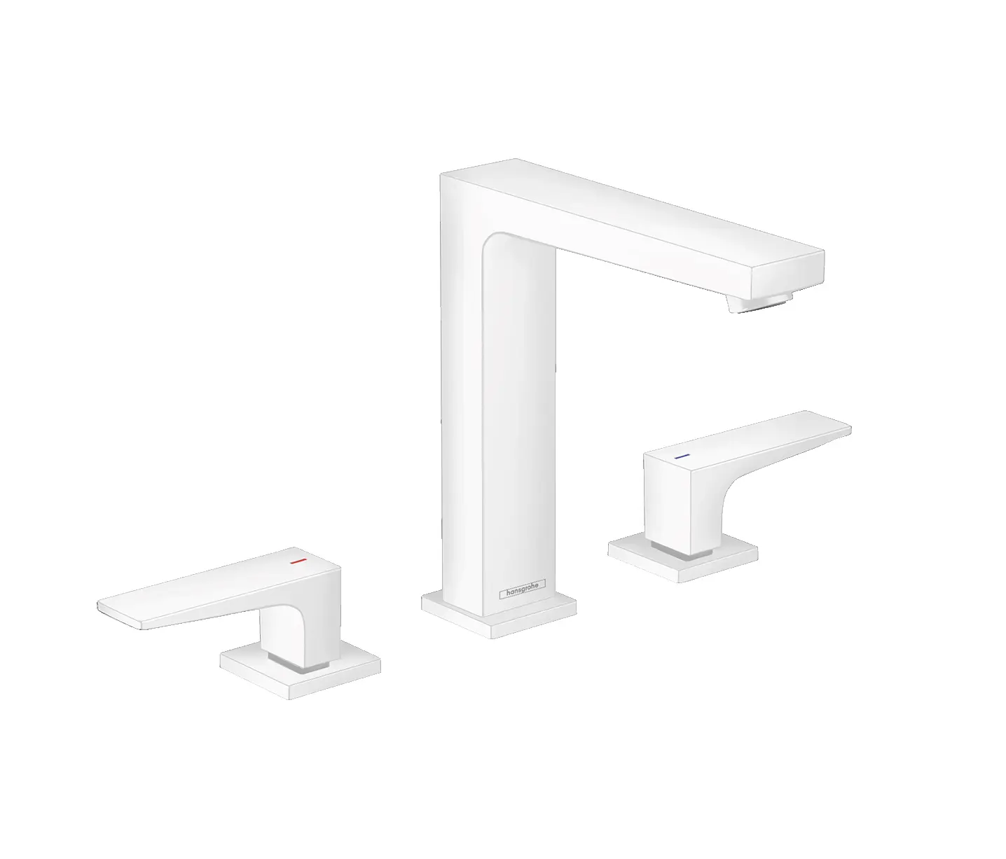 Hansgrohe - hansgrohe Metropol Rubinetteria 3 fori lavabo 160 con maniglia a leva