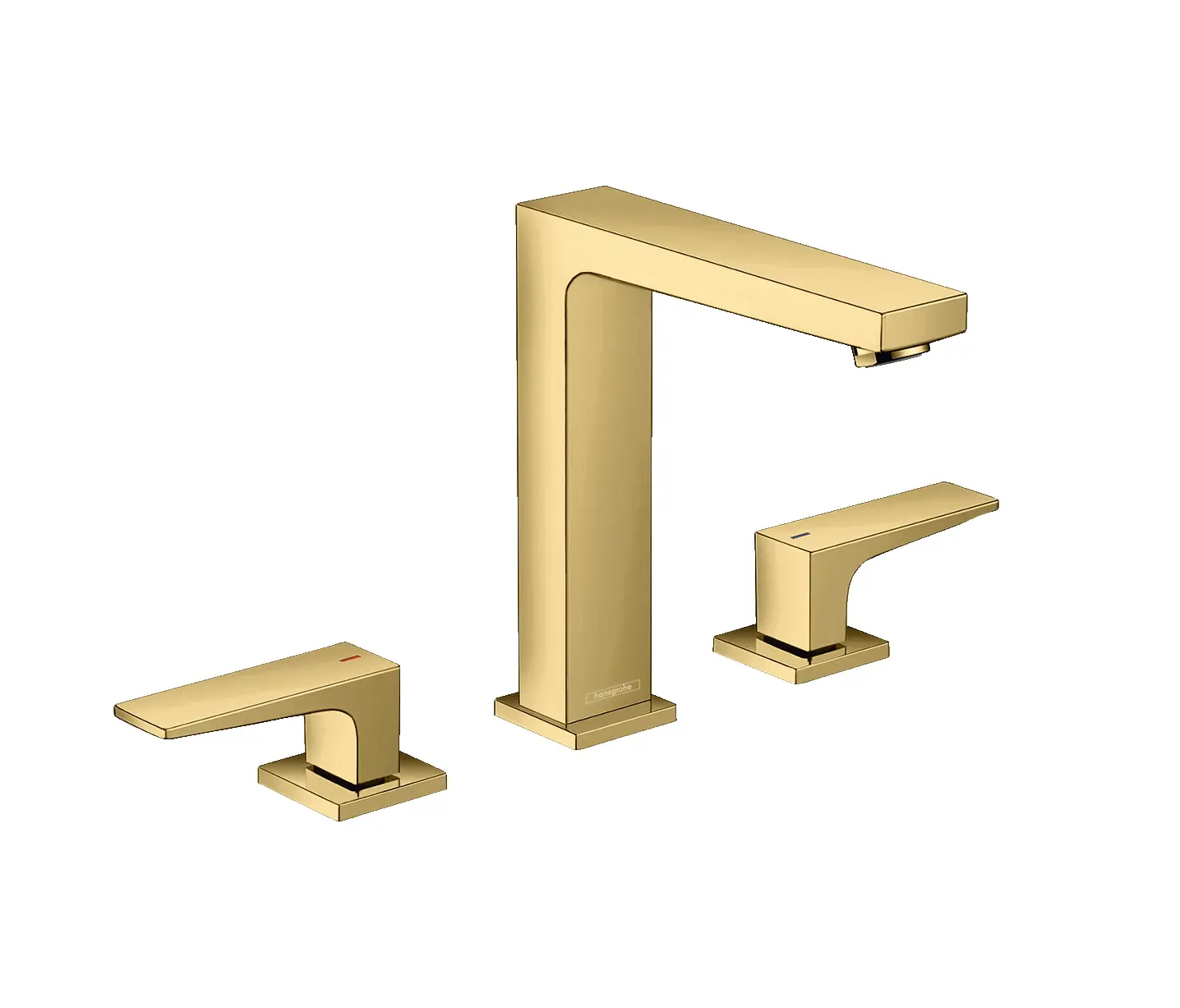 Hansgrohe - hansgrohe Metropol 3-hole basin mixer 160 with lever handles and push-open waste set