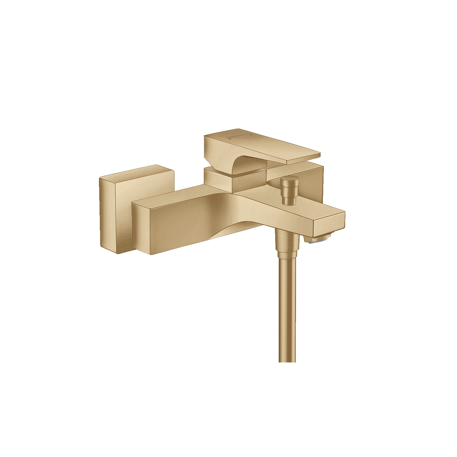 hansgrohe Metropol Single lever bath mixer with lever handle for exposed installation