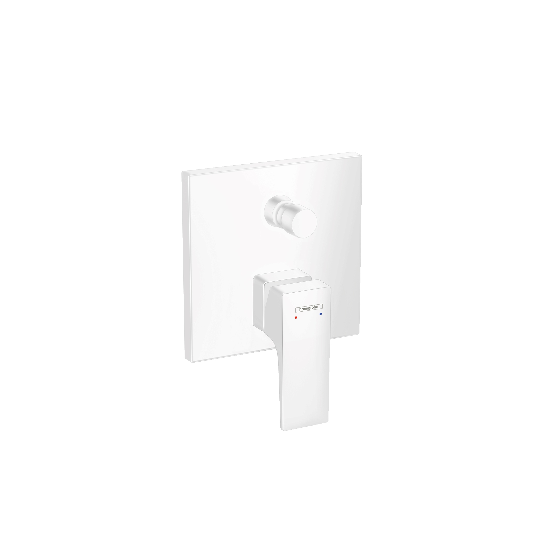 hansgrohe Single lever bath mixer with lever handle for concealed installation with security combination
