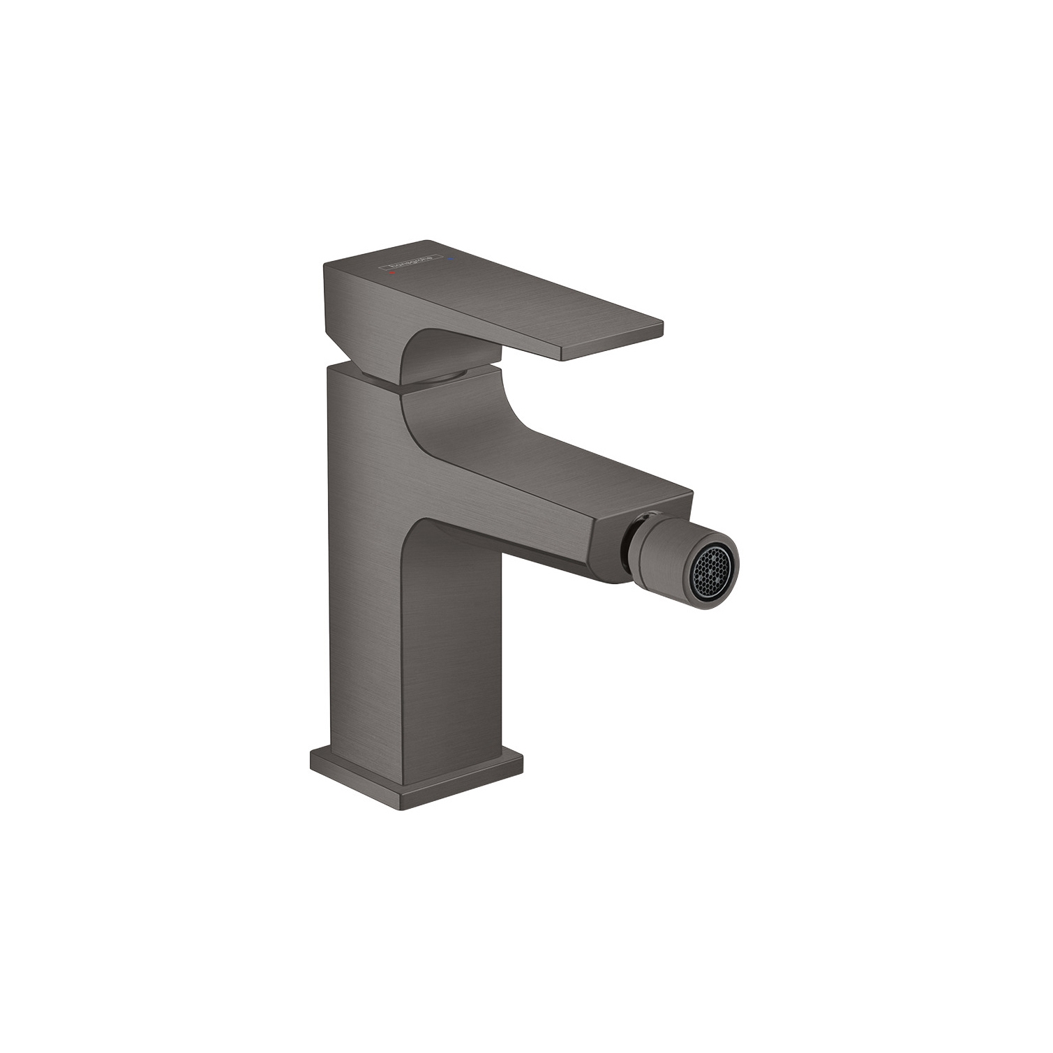 hansgrohe Metropol Single lever bidet mixer with lever handle and push-open waste set