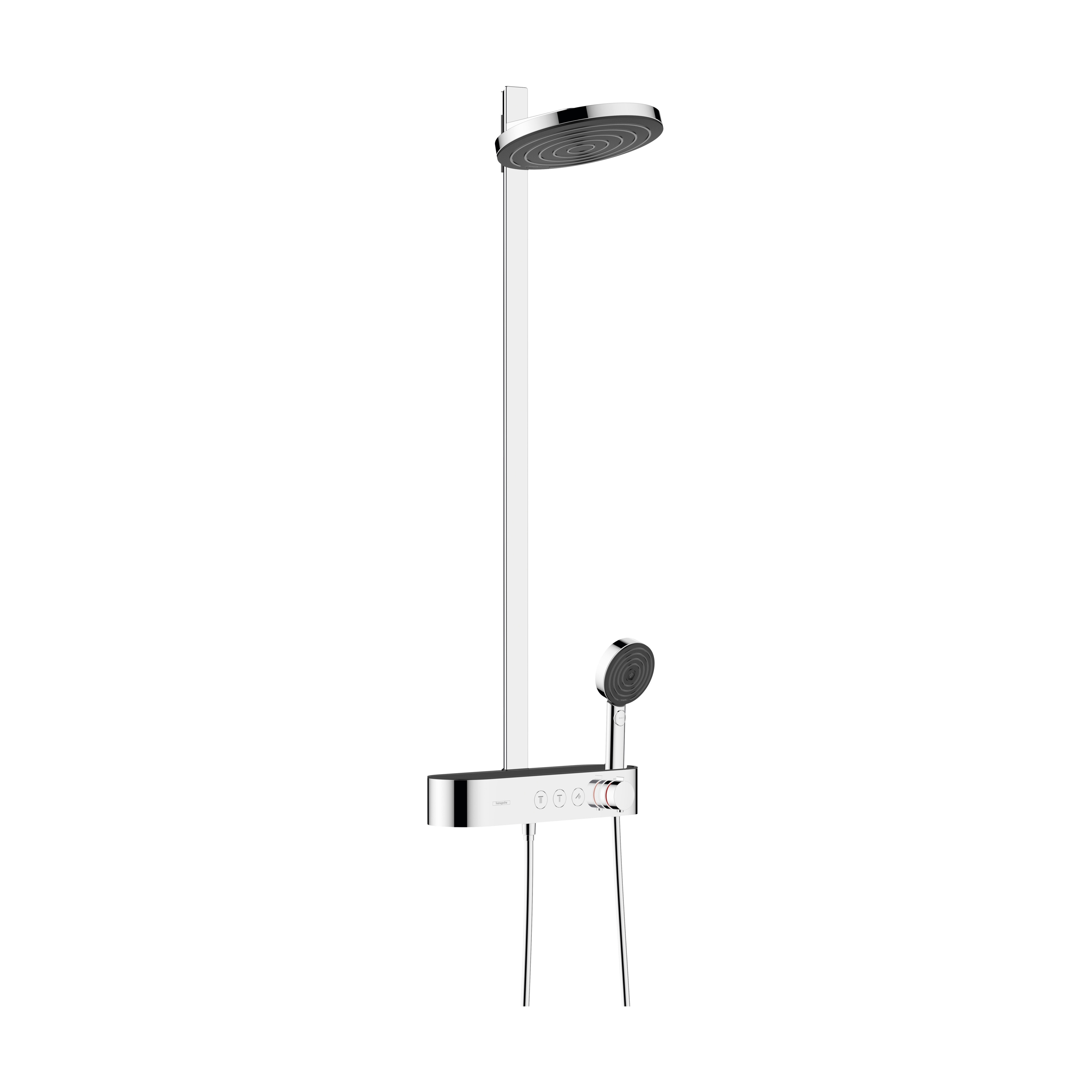 hansgrohe Pulsify Showerpipe 260 2jet with ShowerTablet Select 400