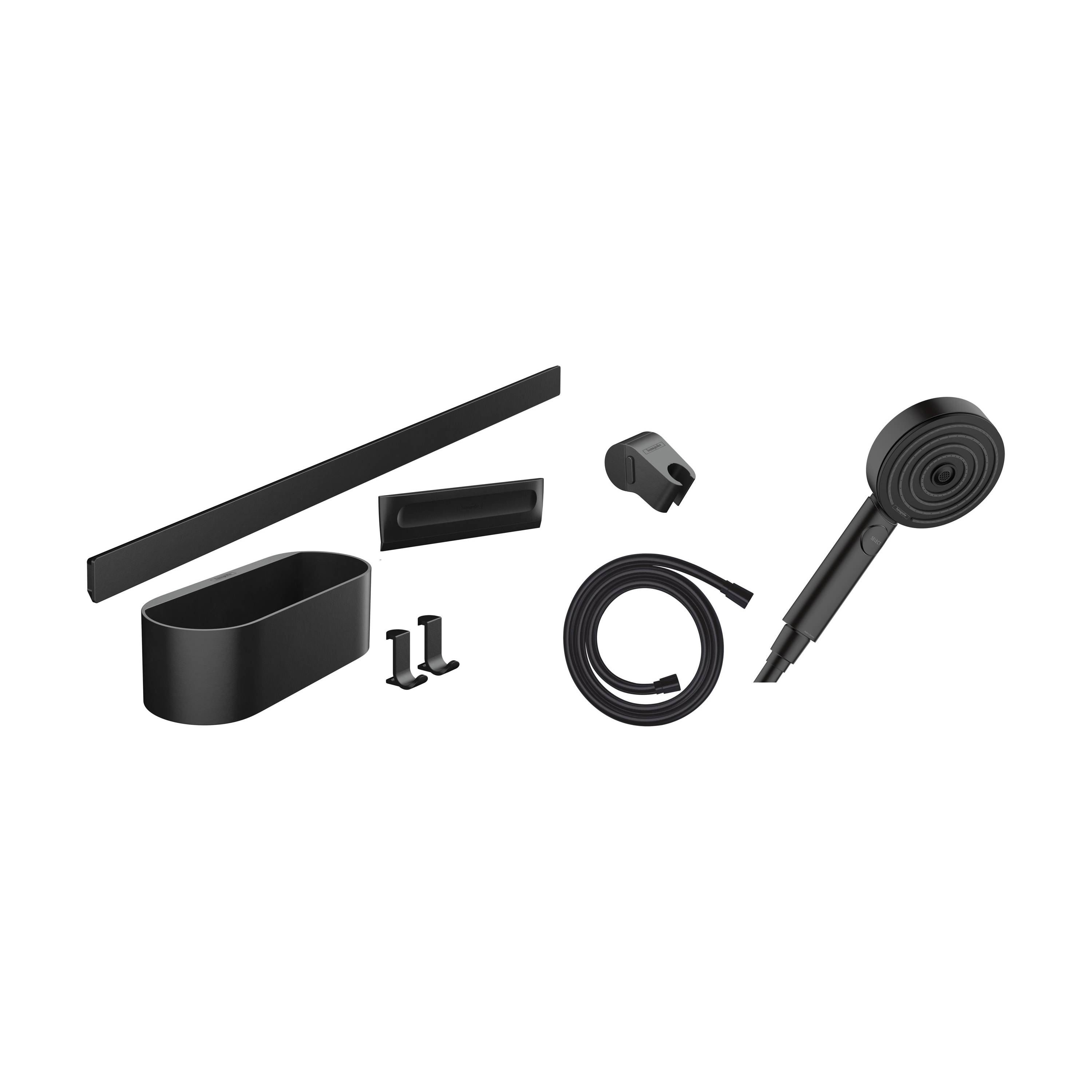 Produkt hansgrohe WallStoris Bundle Handbrause 105 3jet Activation EcoSmart, Brausestange 70 cm und Aufbewahrungsset des Herstellers Hansgrohe anzeigen