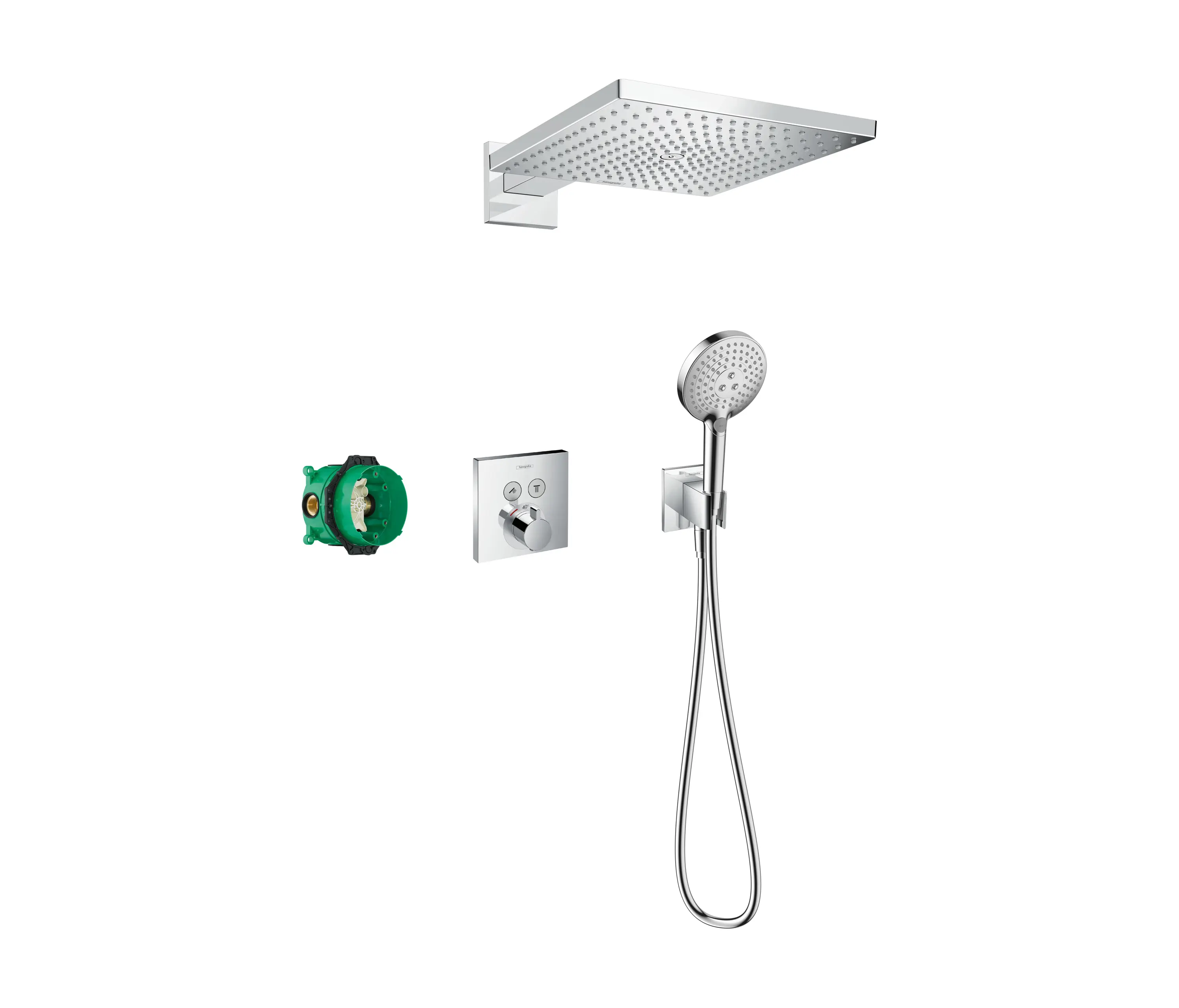 Hansgrohe - hansgrohe Raindance E Shower system 300 1jet with ShowerSelect Square