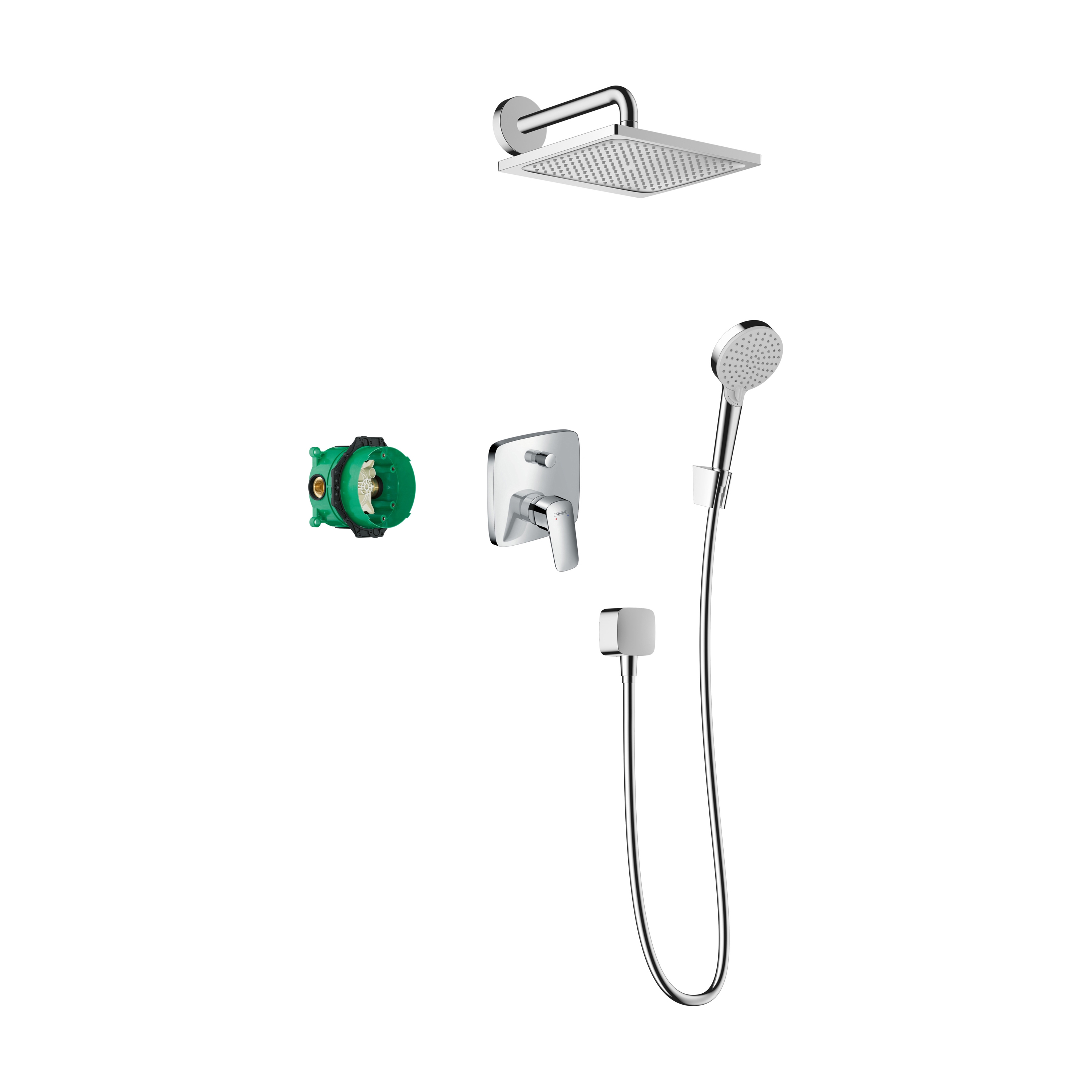 Mostra il prodotto hansgrohe Crometta E Sistema doccia 240 1jet con miscelatore monocomando del produttore Hansgrohe