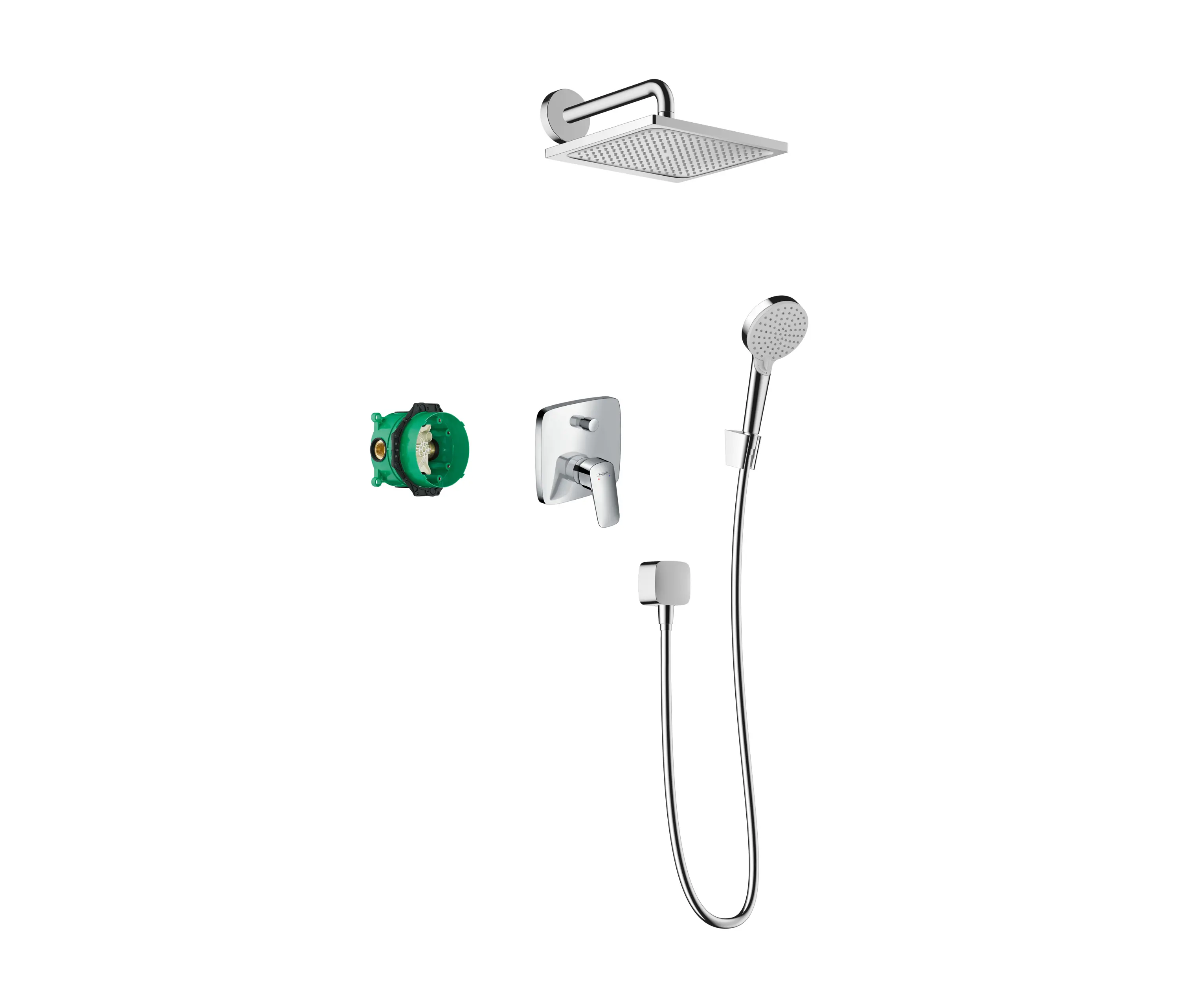 Hansgrohe - hansgrohe Crometta E Brausesystem 240 1jet mit Einhebelmischer